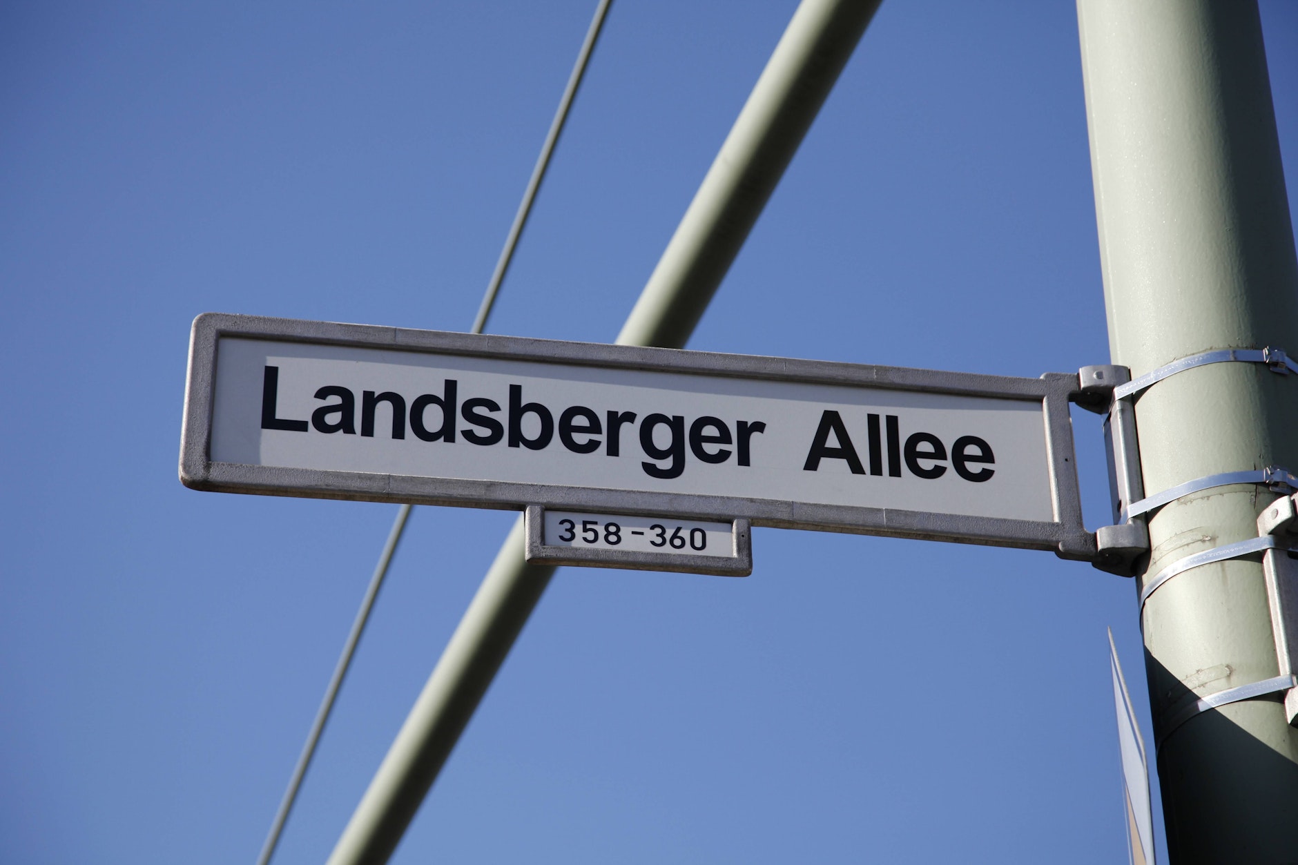 Marzahn Landsberger Allee nach Bauarbeiten wieder
