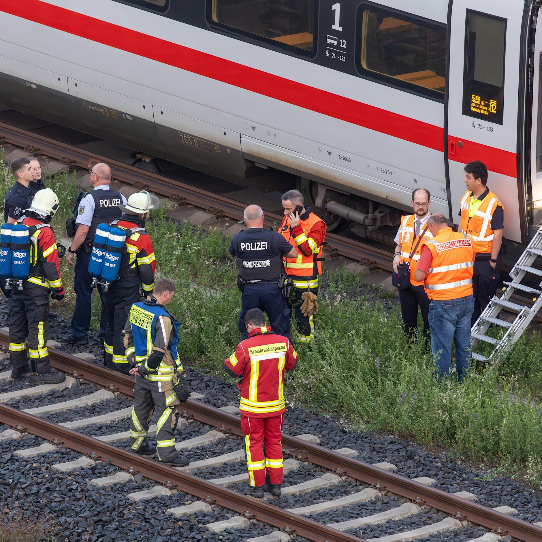 Kippen verursachen Brände – zwei ICE müssen stoppen