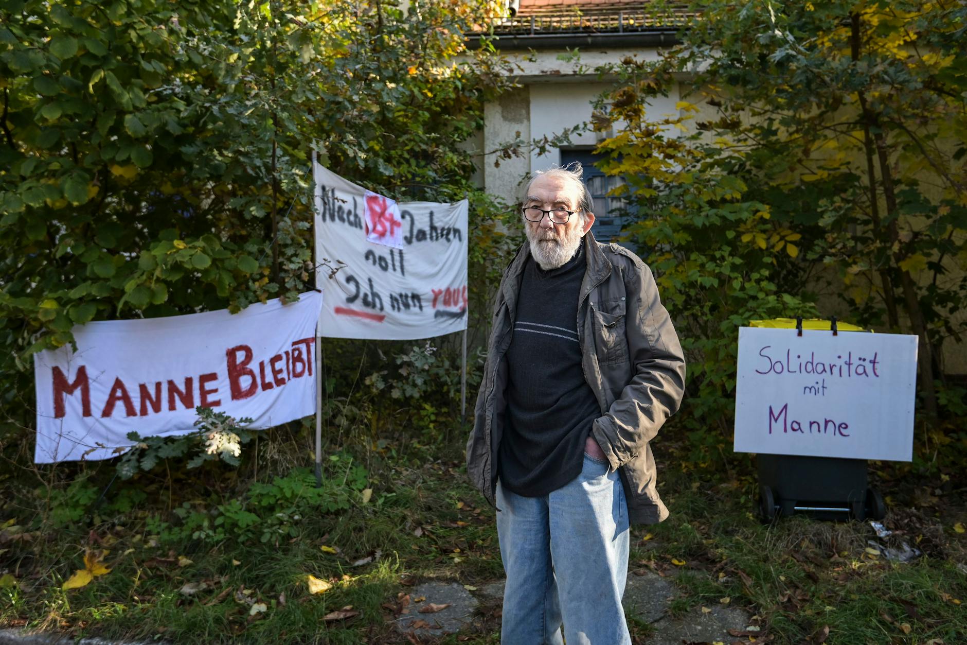 Mieterkampf in der Steinberg-Siedlung seit 14 Jahren: Manfred „Manne“ Moslehner droht die Zwangsräumung.