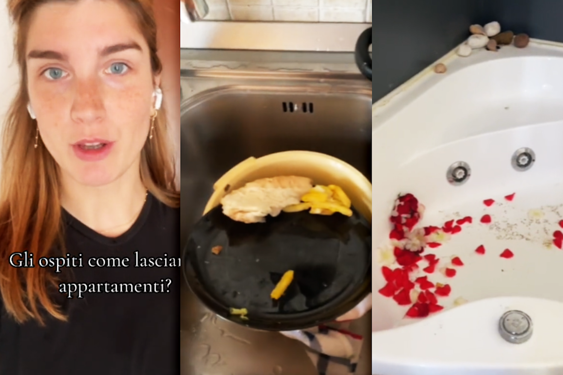 In einem Video auf TikTok zeigt die Vermieterin, wie schlampig Touristen ihre Ferienwohnungen hinterlassen.