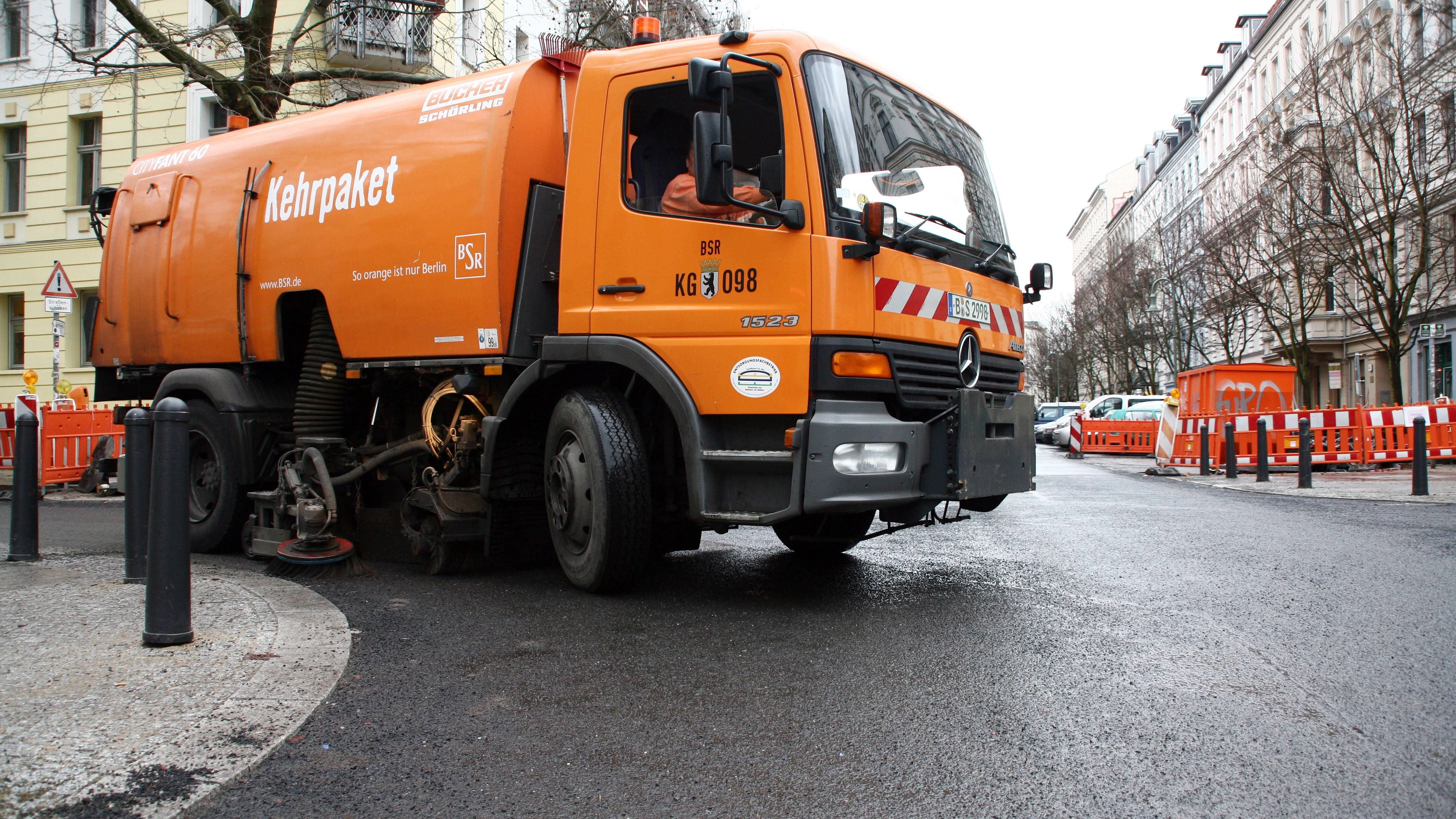 Auch die Stadtreinigung wird an den beiden Streiktagen nicht überall unterwegs sein.