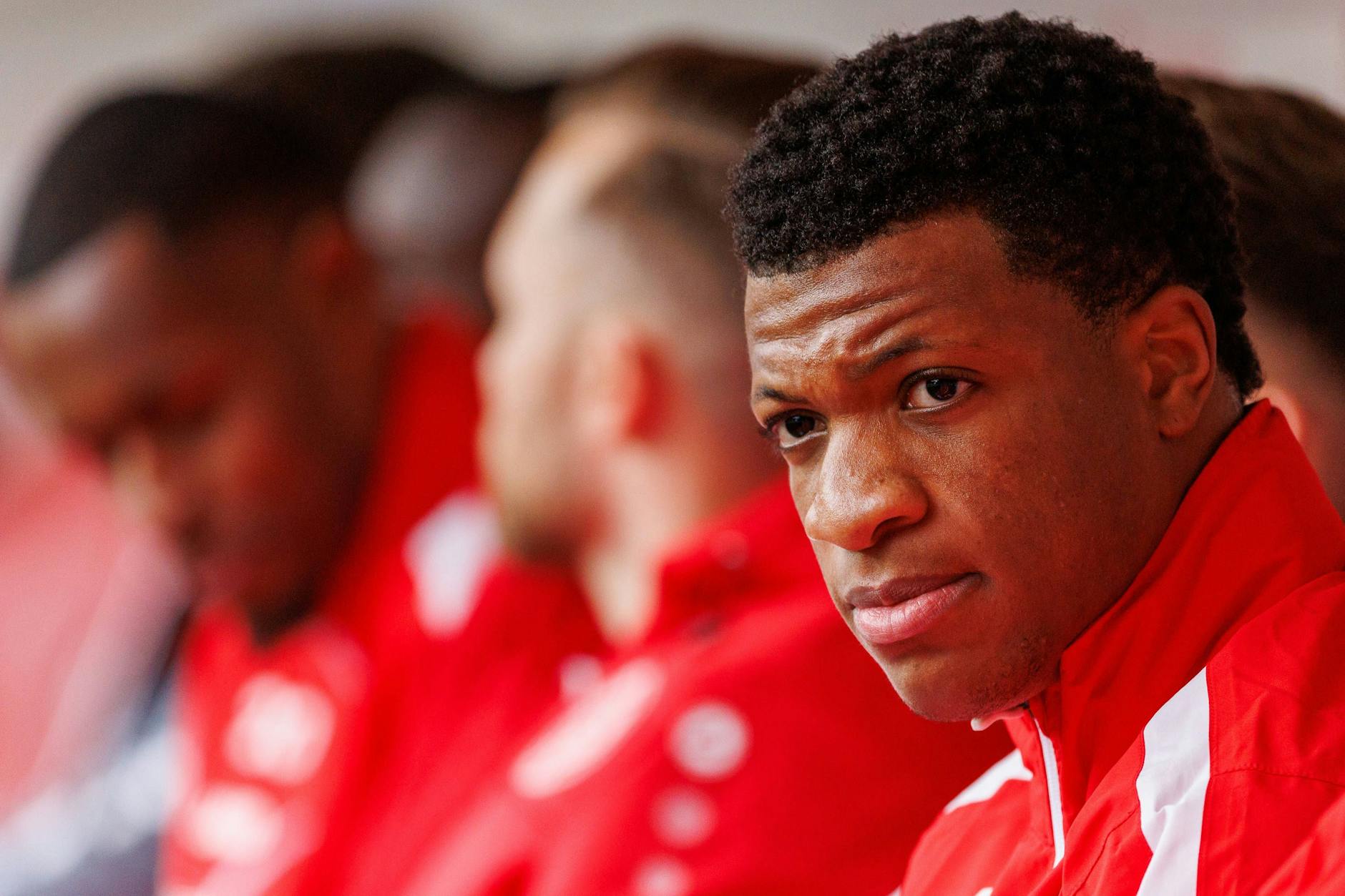 Herthas Ex-Stürmer Jessic Ngankam hatte vergangene Saison bei Eintracht Frankfurt und Mainz seinen Stammplatz auf der Bank.