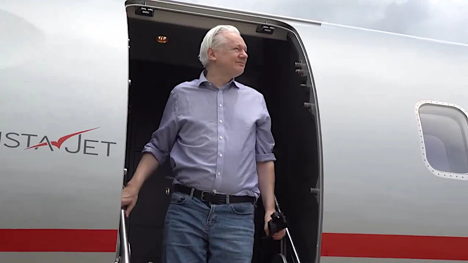 Nach fast 15 Jahren in Freiheit: Wikileaks-Gründer Julian Assange.