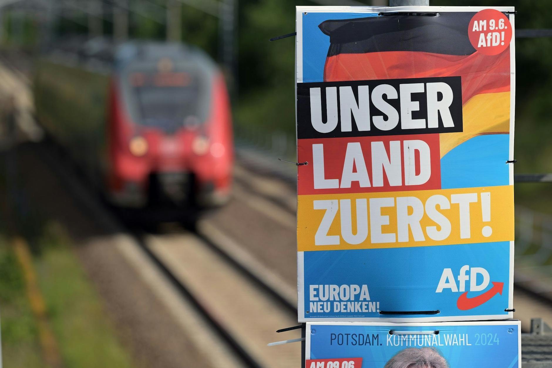 Die AfD in Brandenburg bildet zwei Fraktionen mit der Partei „Die Heimat“, die bis 2023 als NPD bekannt war.