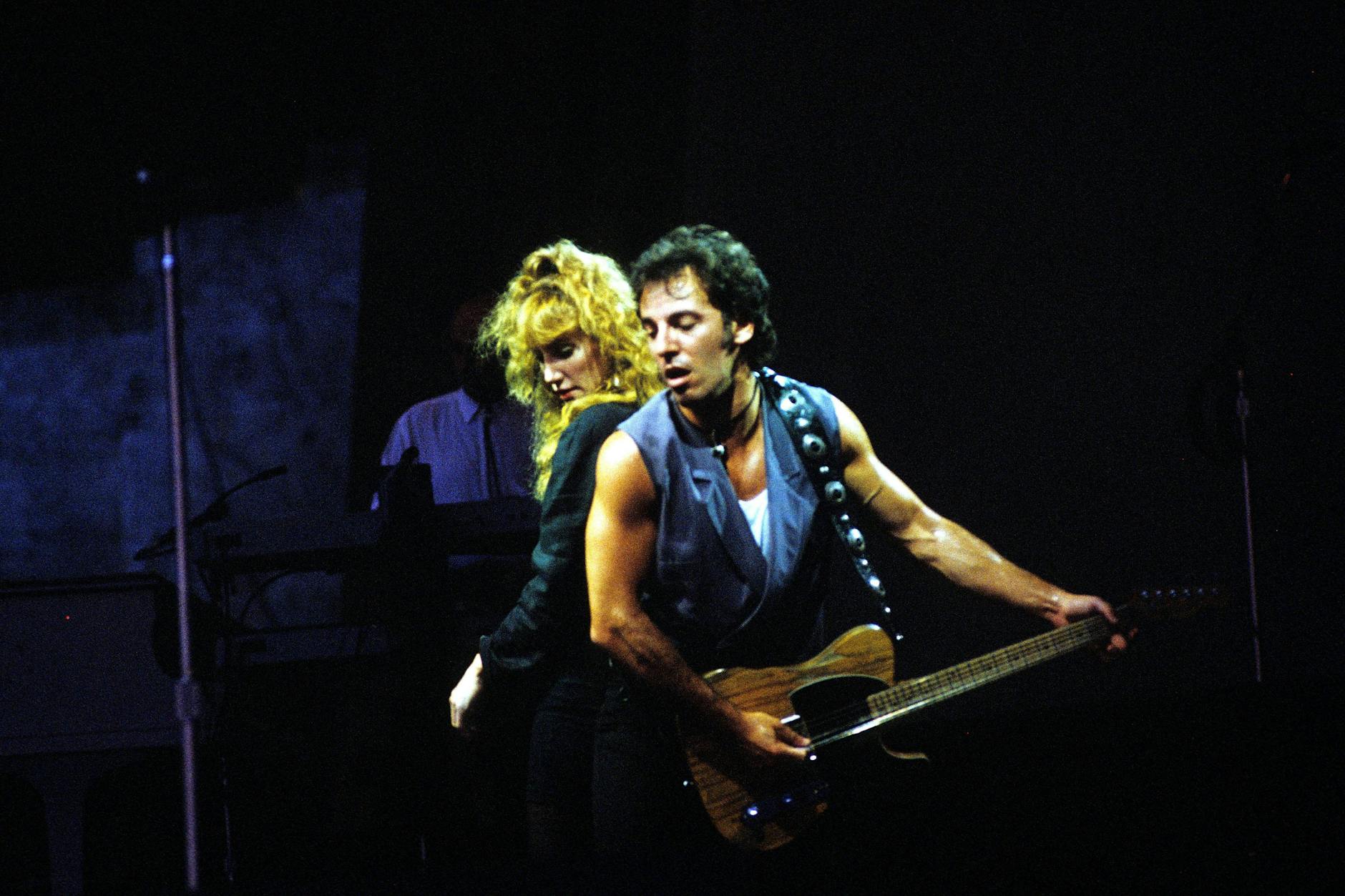 Bruce Springsteen 1988 auf der Radrennbahn Berlin-Weißensee