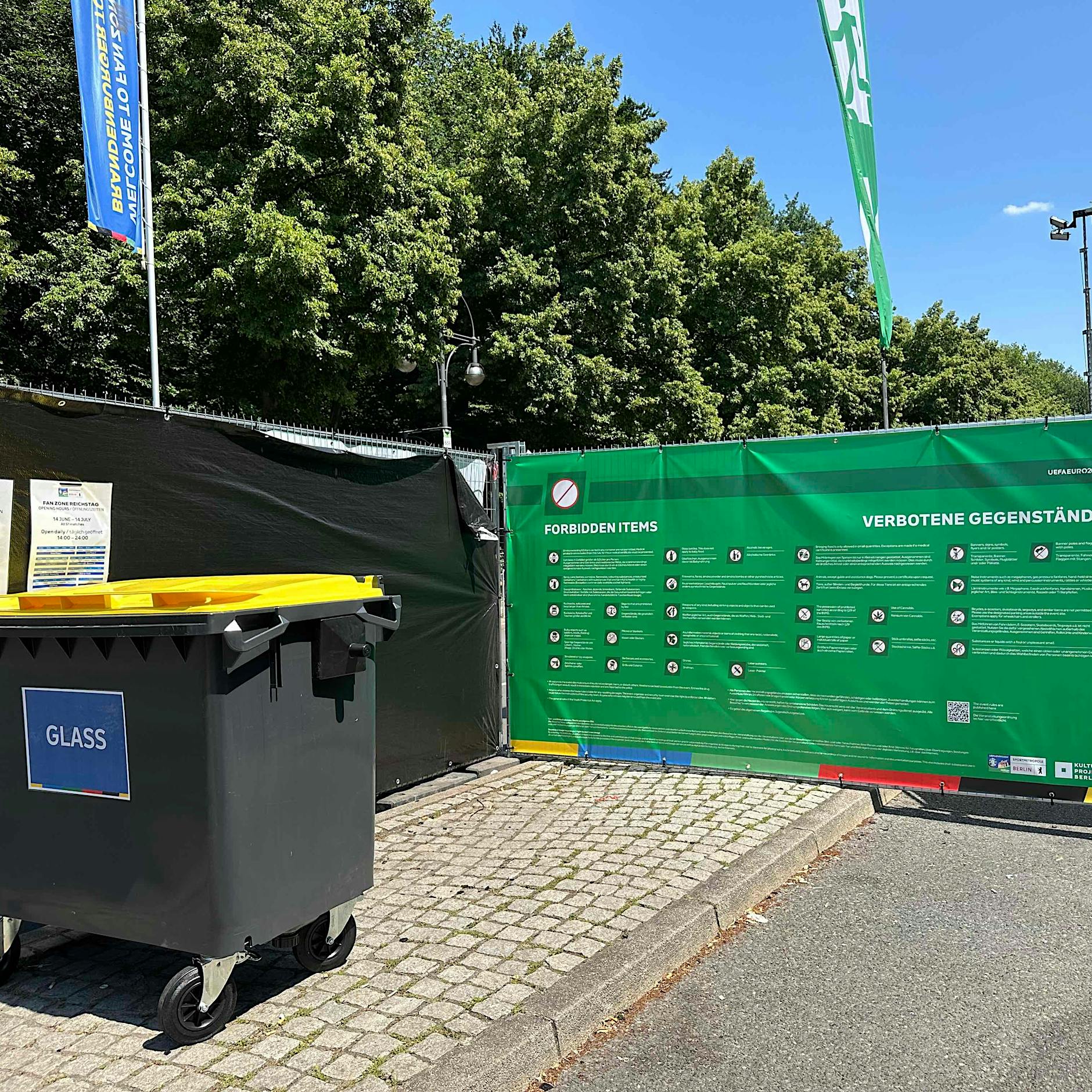 Hinter Gittern zur EM 2024: Niemand braucht die Berliner Fanmeile