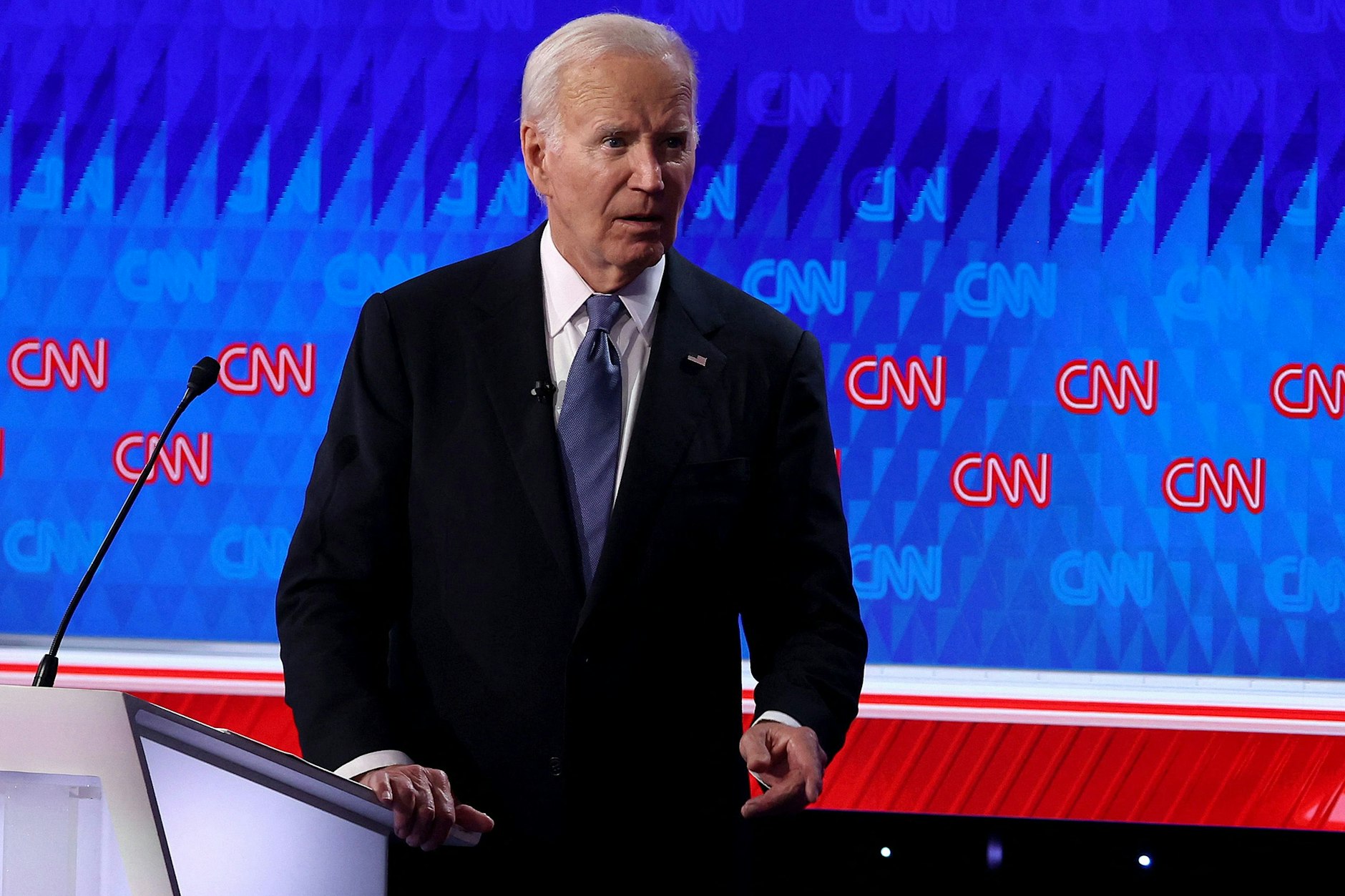 Wirkte beim TV-Duell mit Donald Trump oft verwirrt: Präsident Joe Biden.