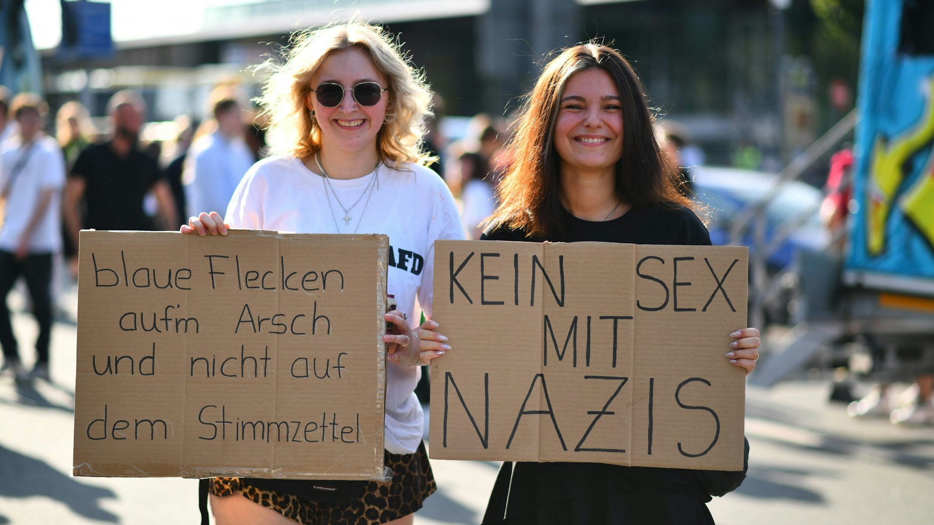 Protest in Essen. 