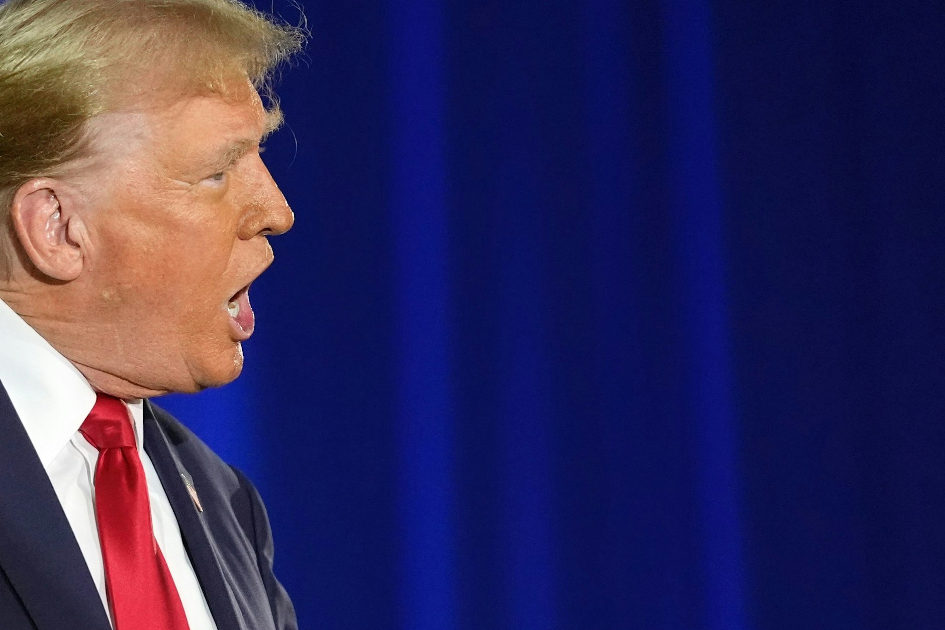 Donald Trump, Ex-Präsidenten und aktuellen Präsidentschaftskandidaten der Republikaner.