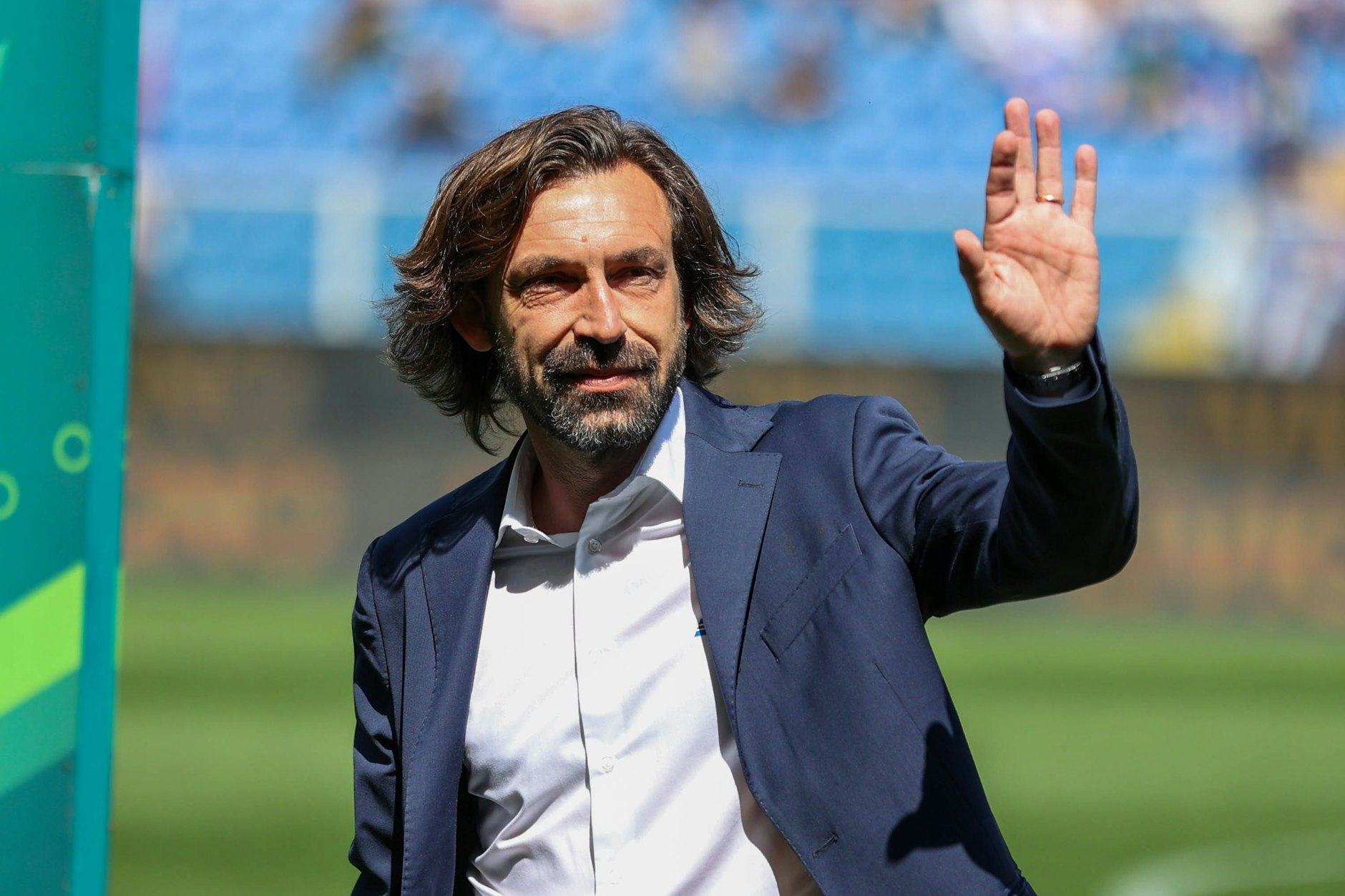 Grüßt am 20. Juli nicht aus dem sonnigen Genua, sondern aus dem Sportforum in Hohenschönhausen: Sampdoria-Trainer Andrea Pirlo.