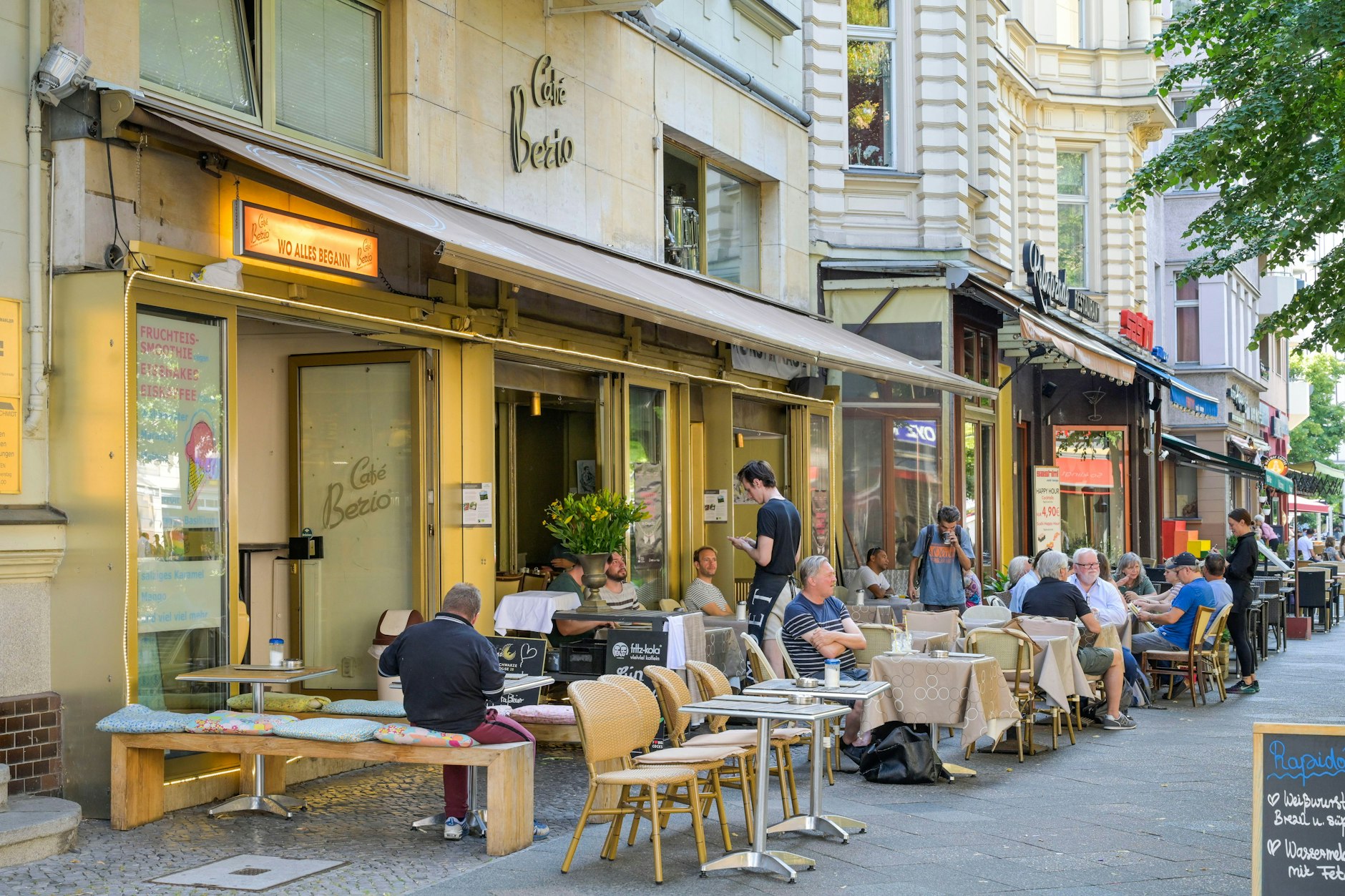 Das Café Berio in der Maaßenstraße in Berlin-Schöneberg