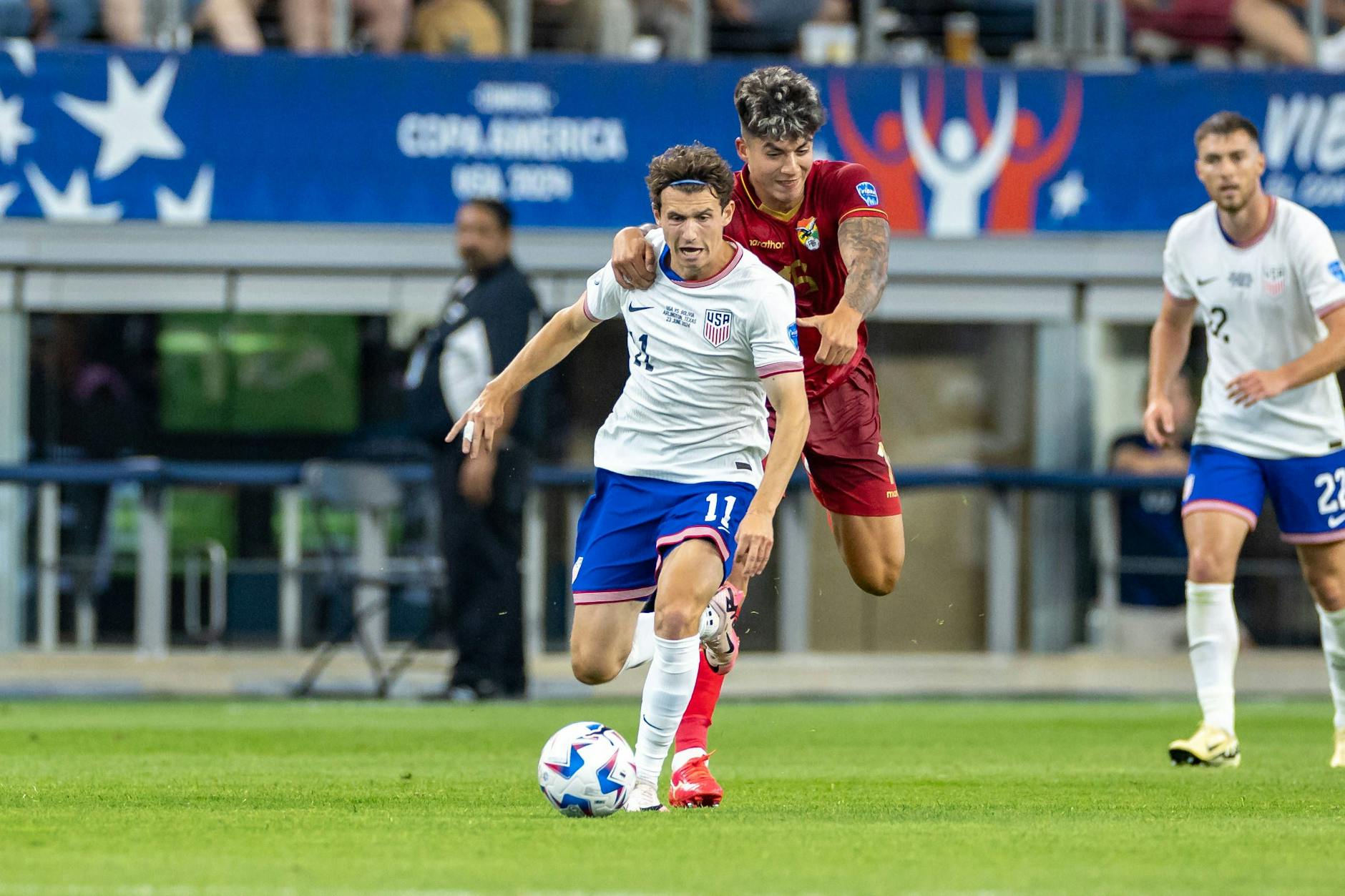 Brenden Aaronson (23) durfte für die USA bei der Copa America kaum zeigen, was er kann. 