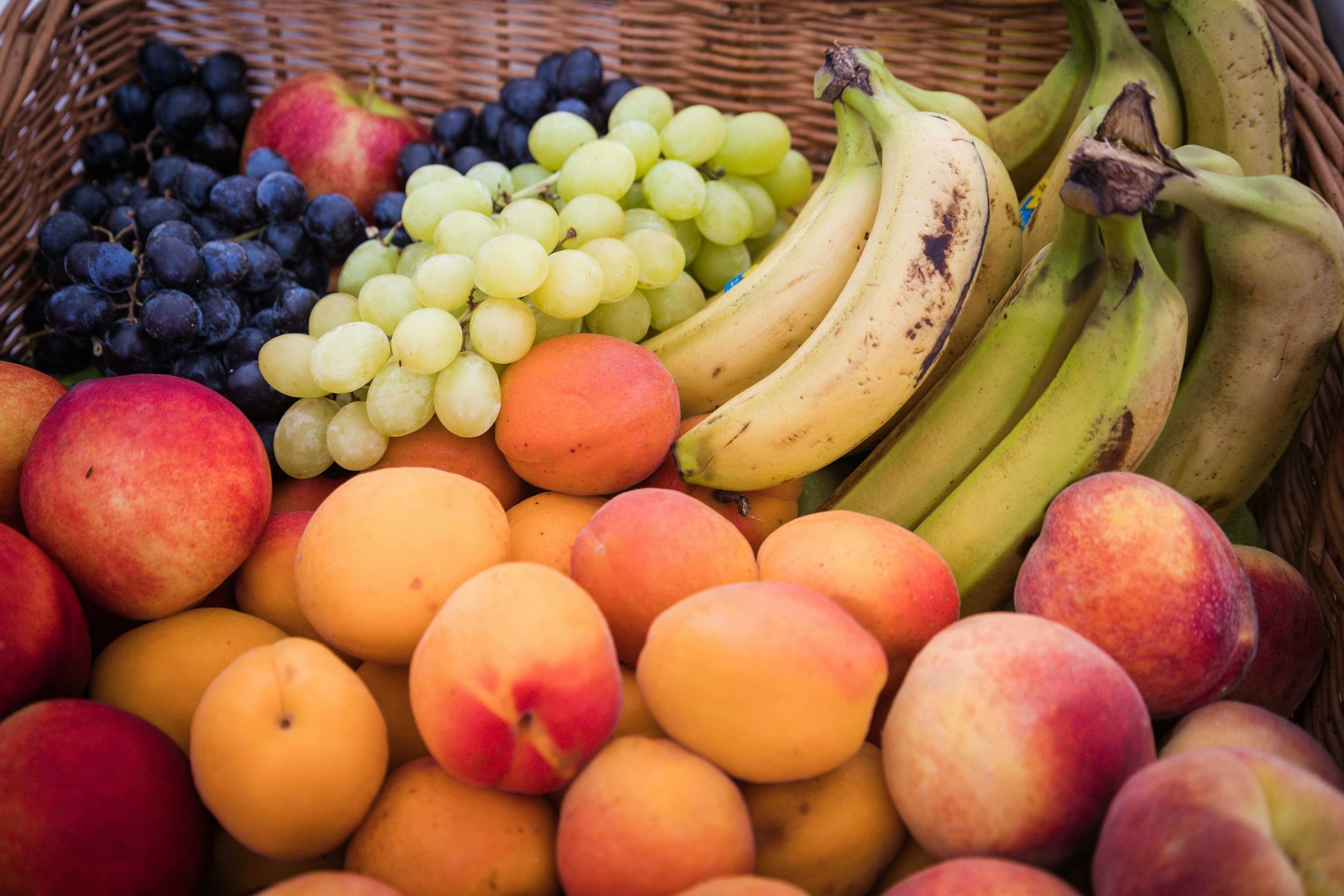 Der Obstkorb sieht schön aus, ist aber zum Lagern von Obst ungeeignet.