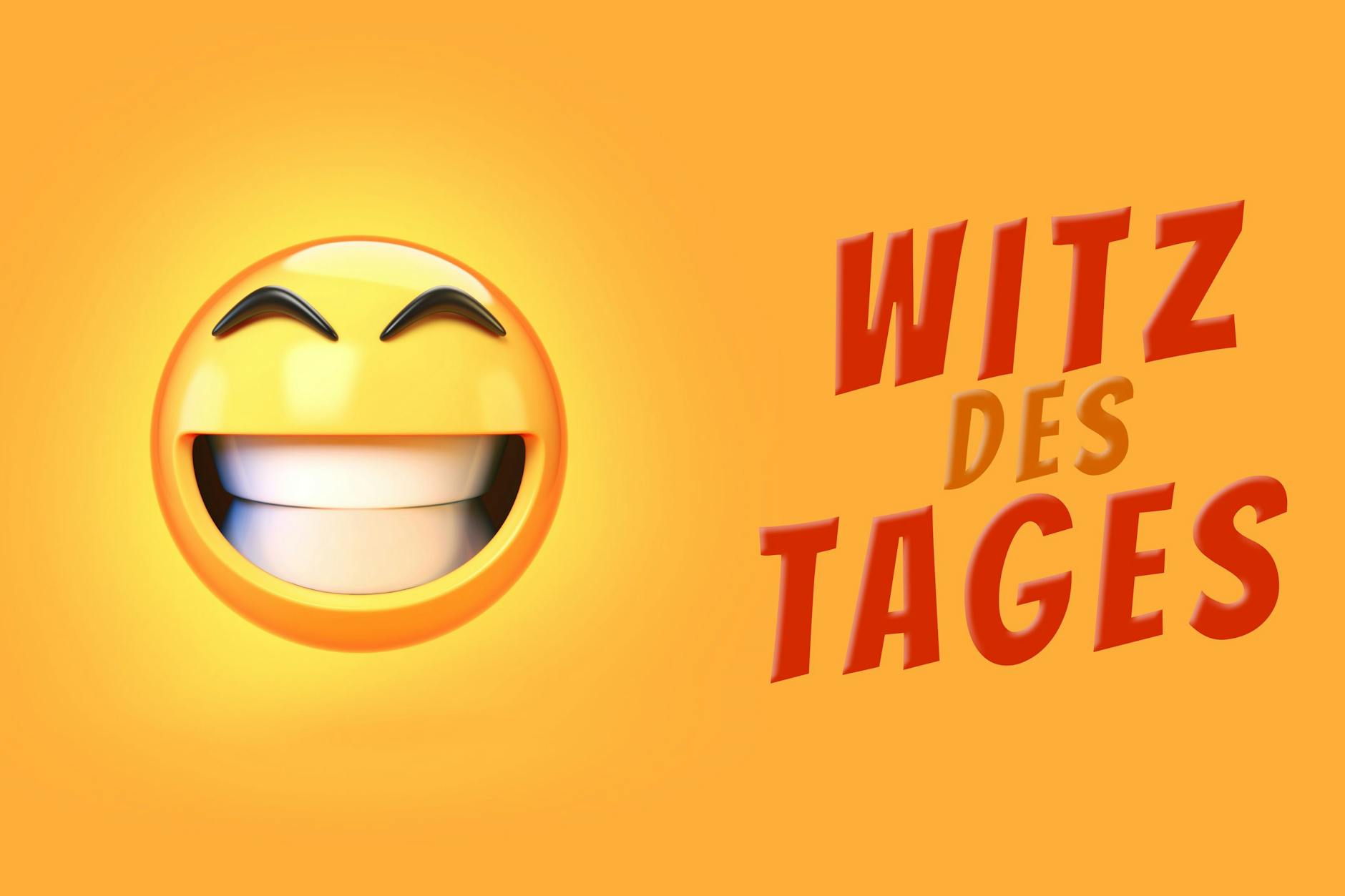 Hier gibt's drei lustige Witze für den Start in den Freitag: Vorhang auf für unsere Rubrik Witz des Tages!