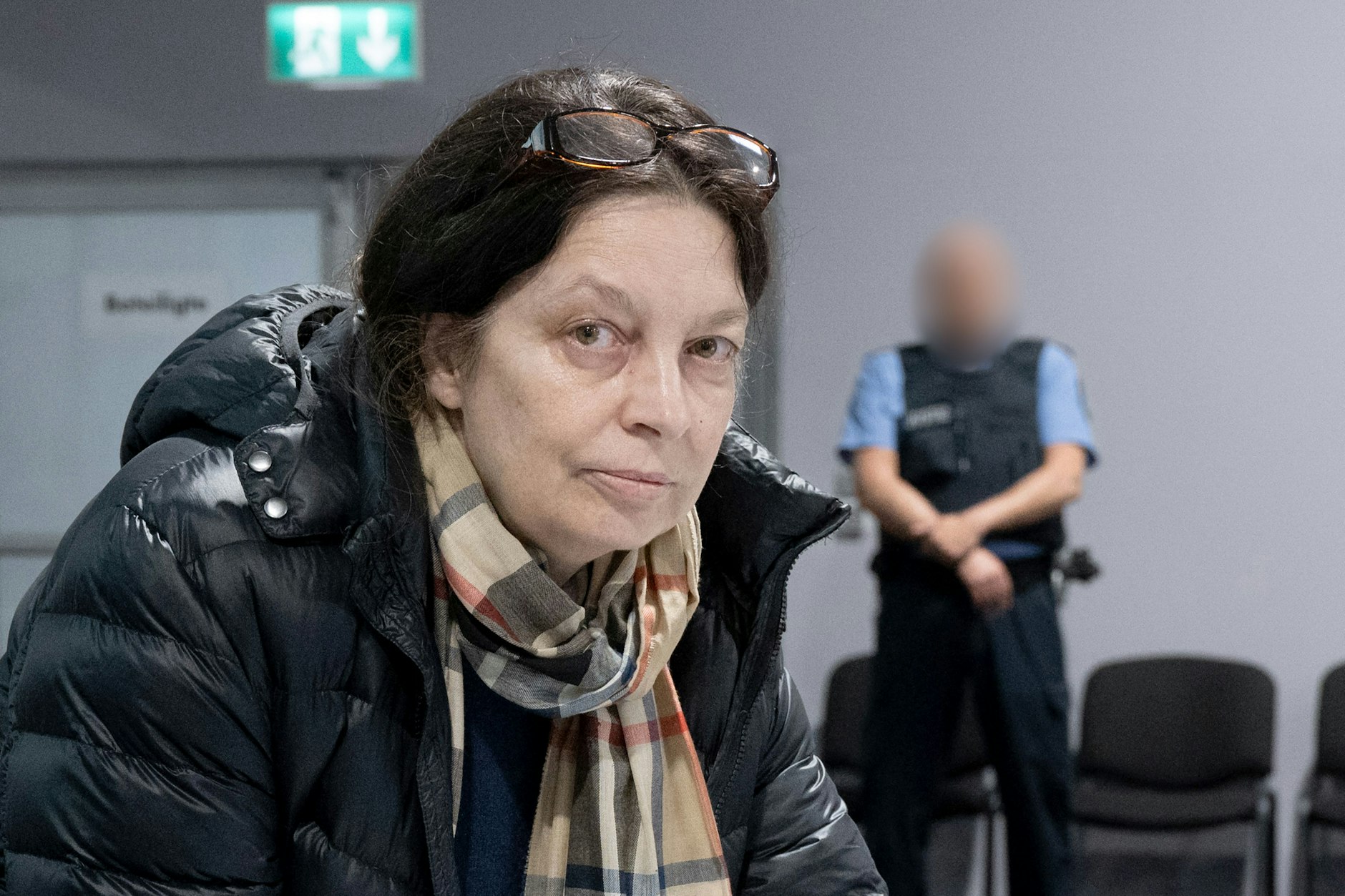 Die Angeklagte Birgit Malsack-Winkemann bei einem Gerichtstermin in Frankfurt.