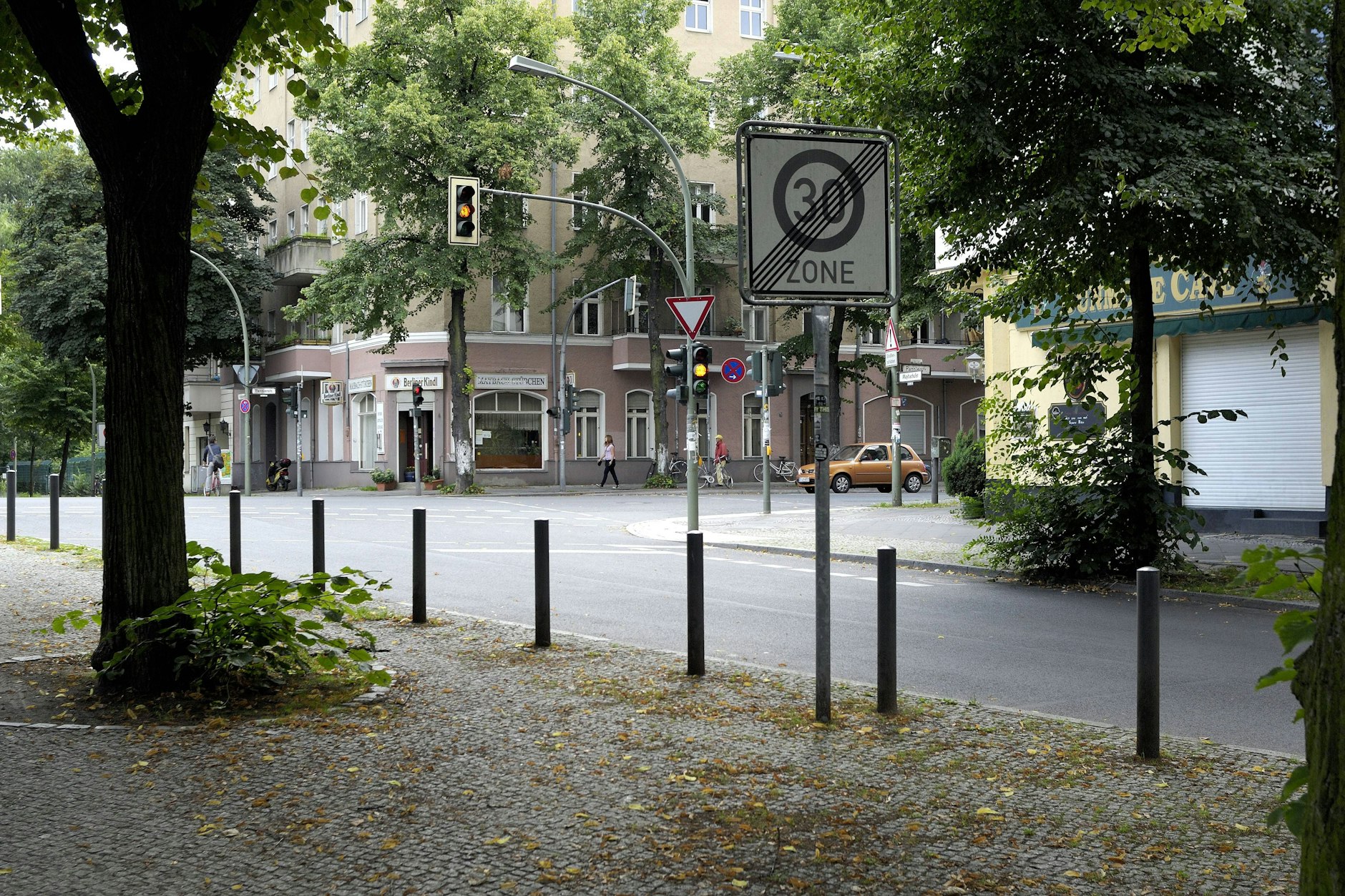 Raub und Verfolgungsjagd ereigneten sich in der Pannierstraße in Berlin-Neukölln.