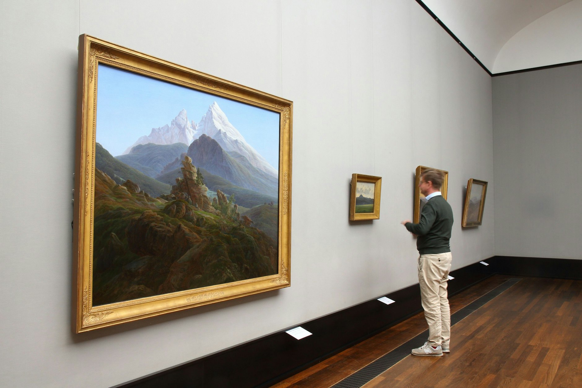 „Der Watzmann“, zu sehen in der Ausstellung