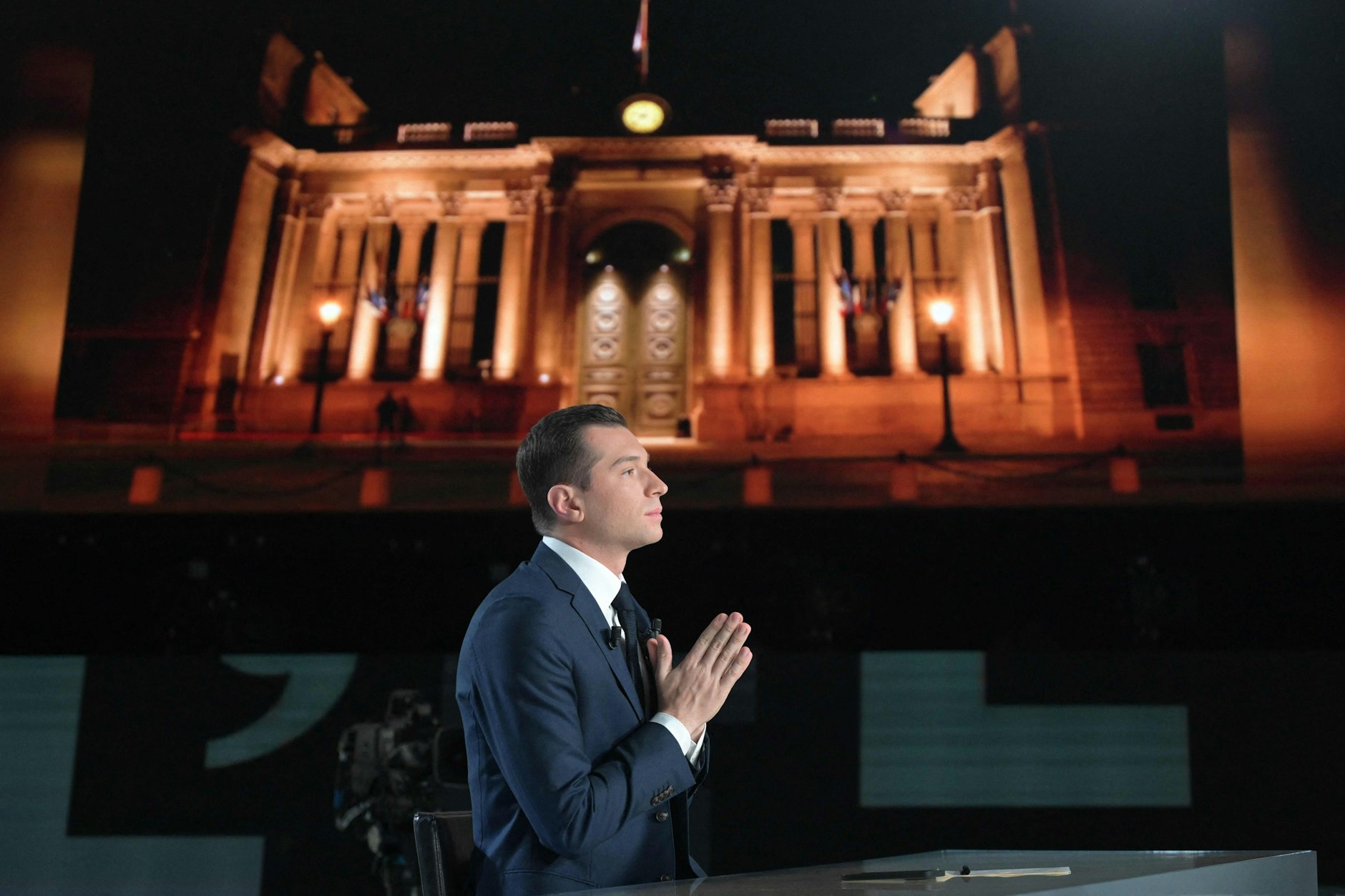 Parteichef des Rassemblement National Jordan Bardella, 28, sieht sich bereits als künftiger Premierminister.