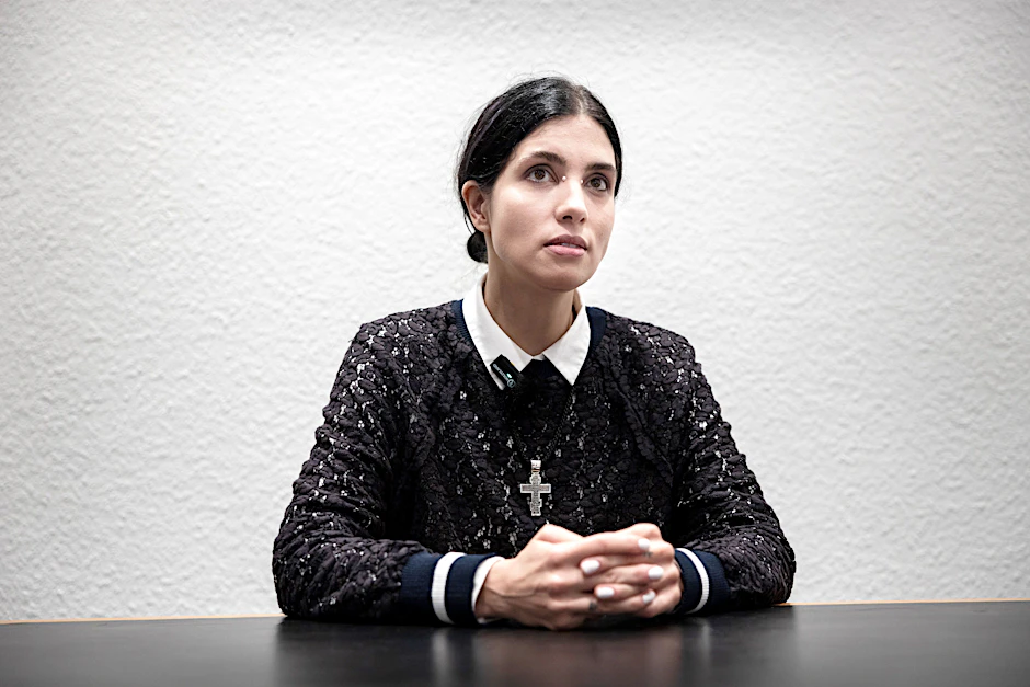 Nadya Tolokonnikova, 34, Gründerin von Pussy Riot, im Gespräch mit der Berliner Zeitung.