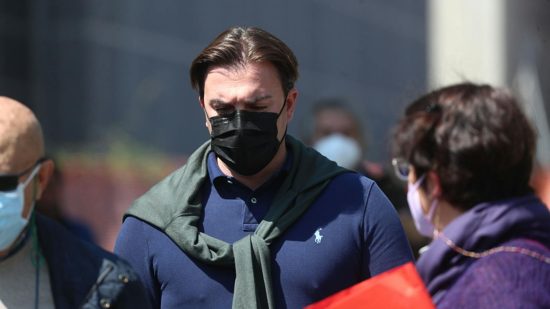 Giacomo Bozzoli bei einem der Prozesstage in Brescia.