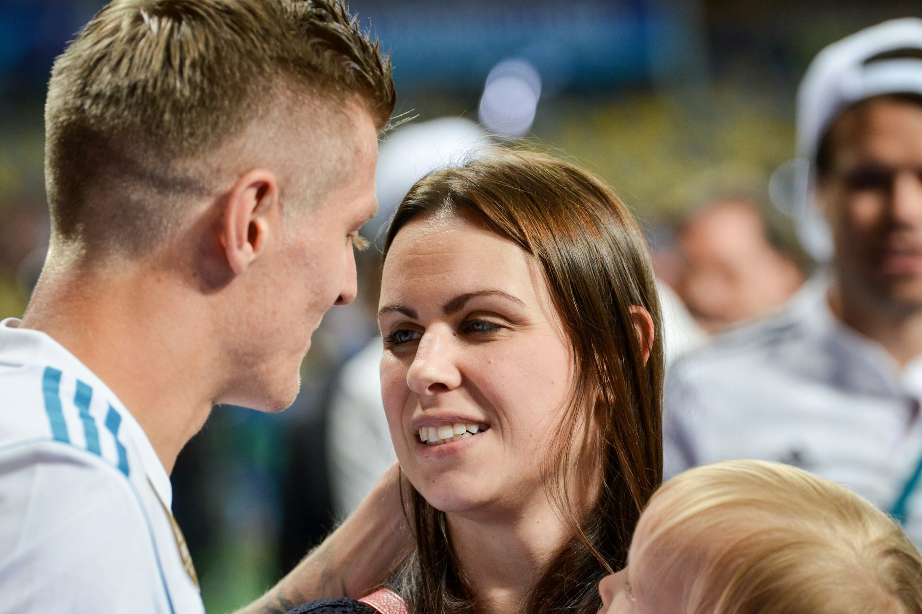 Eine große Liebe: Jessica und Toni Kroos. 