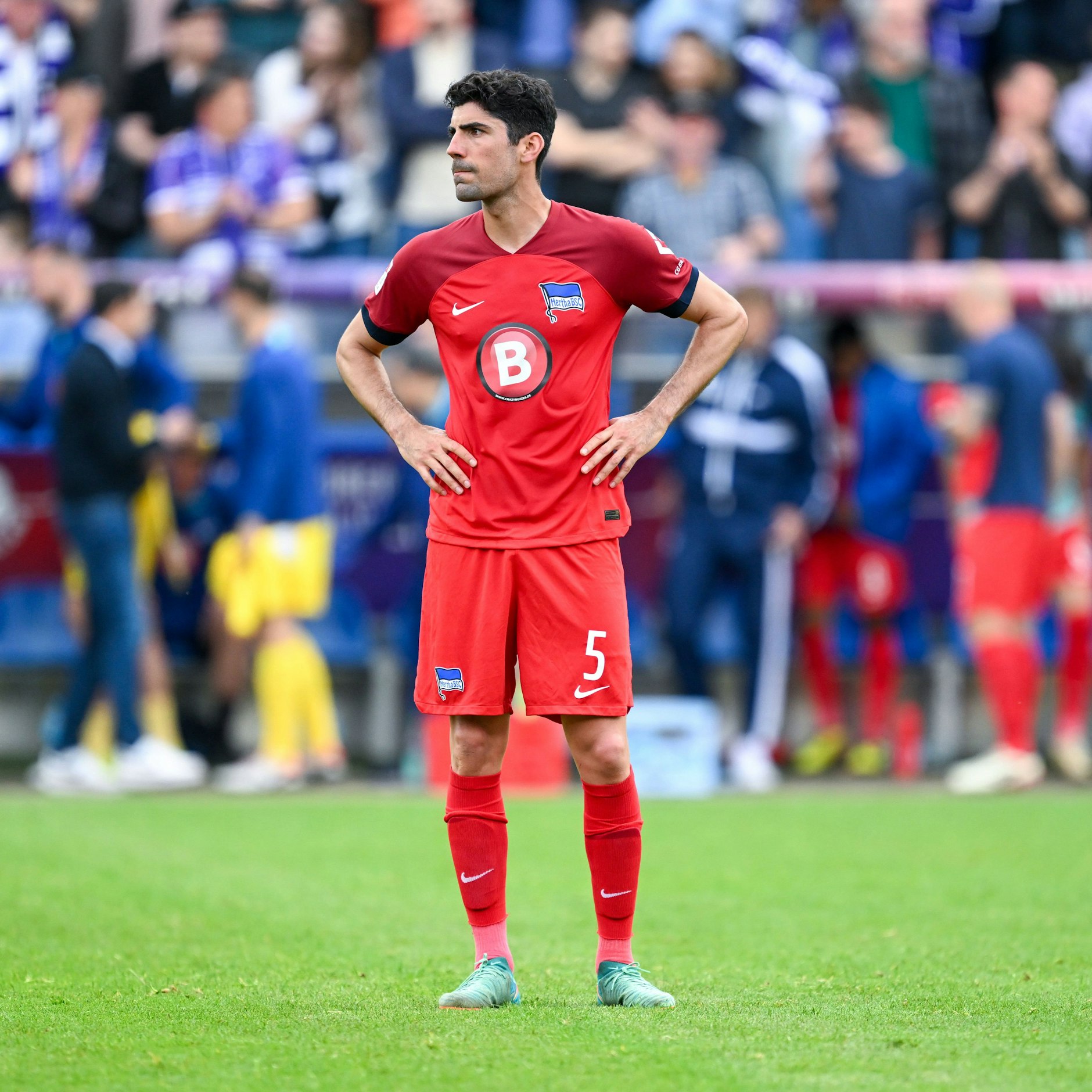 Mittelfeldspieler Andreas Bouchalakis könnte nach nur einem Jahr Hertha BSC wieder verlassen.