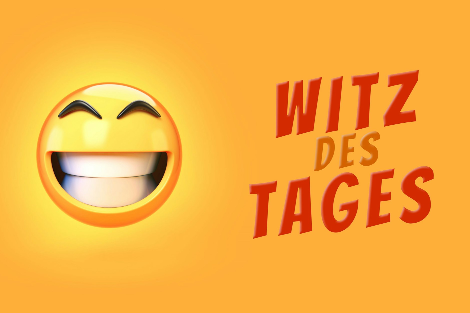 Breites Grinsen oder kleines Lächeln? Alles ist möglich - mit unserer Rubrik Witz des Tages, in der auch heute drei lustige Witze stecken.