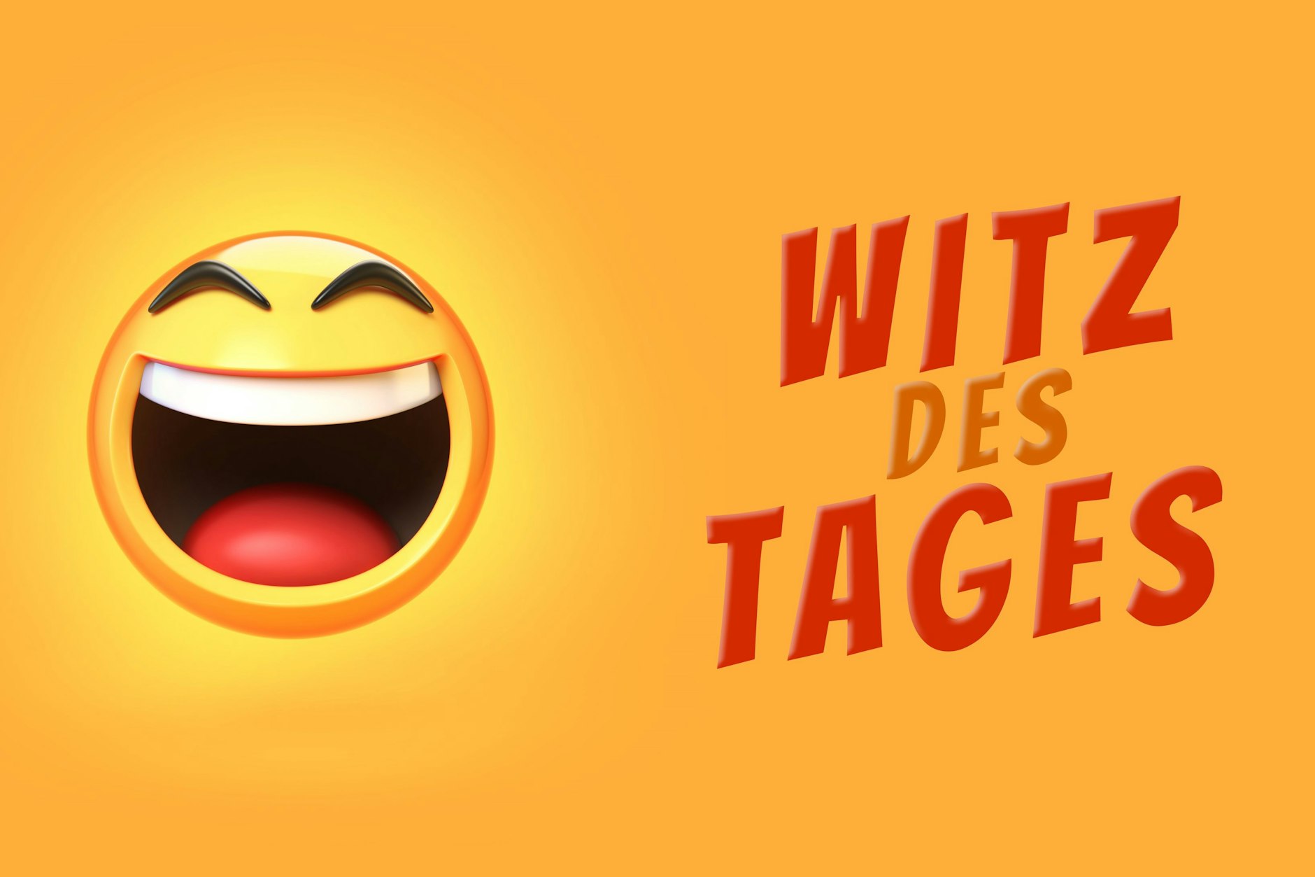 Bitte lächeln! In unserer Rubrik Witz des Tages gibt es auch heute drei lustige Witze.