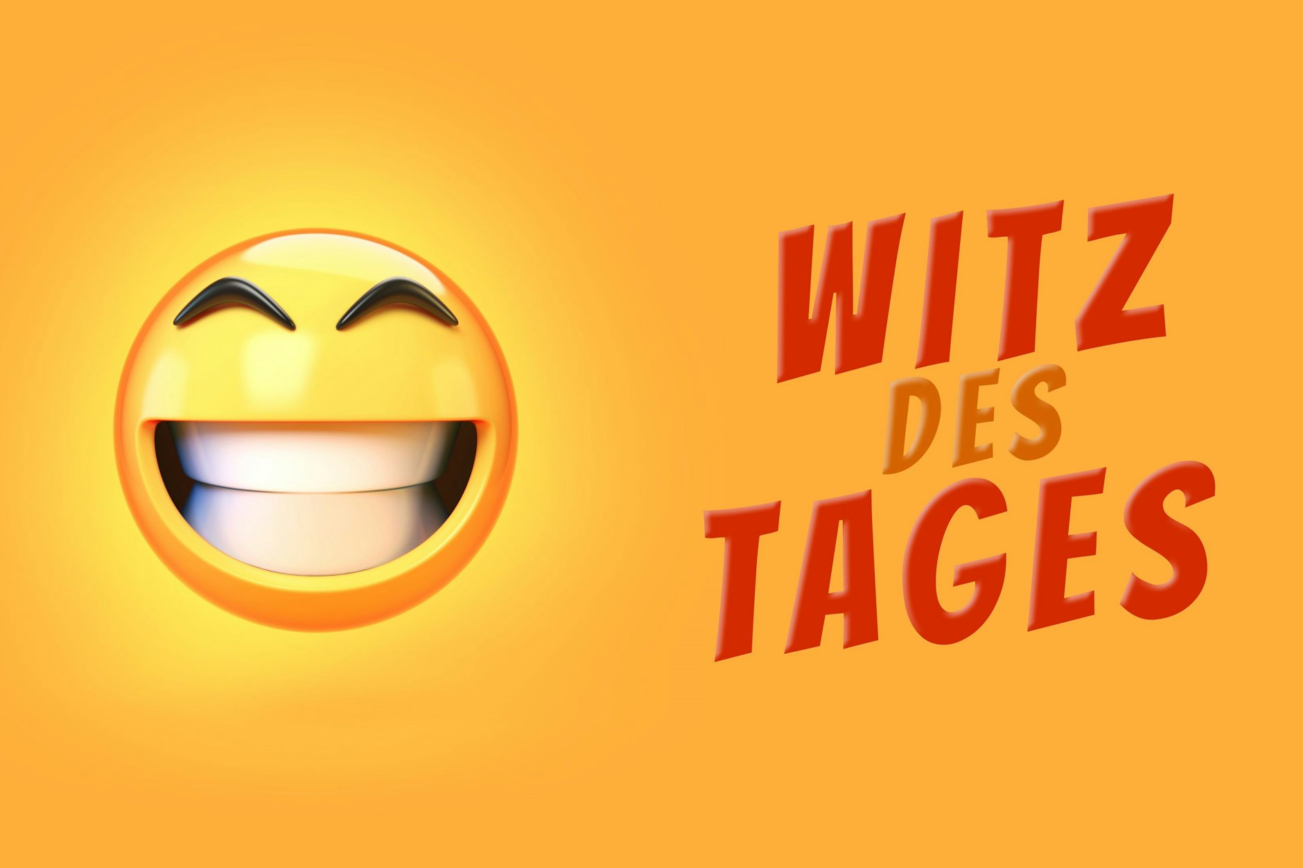 Ob Sie nur schmunzeln oder herzhaft lachen wollen: In unserer Rubrik Witz des Tages finden Sie garantiert passende lustige Witze.