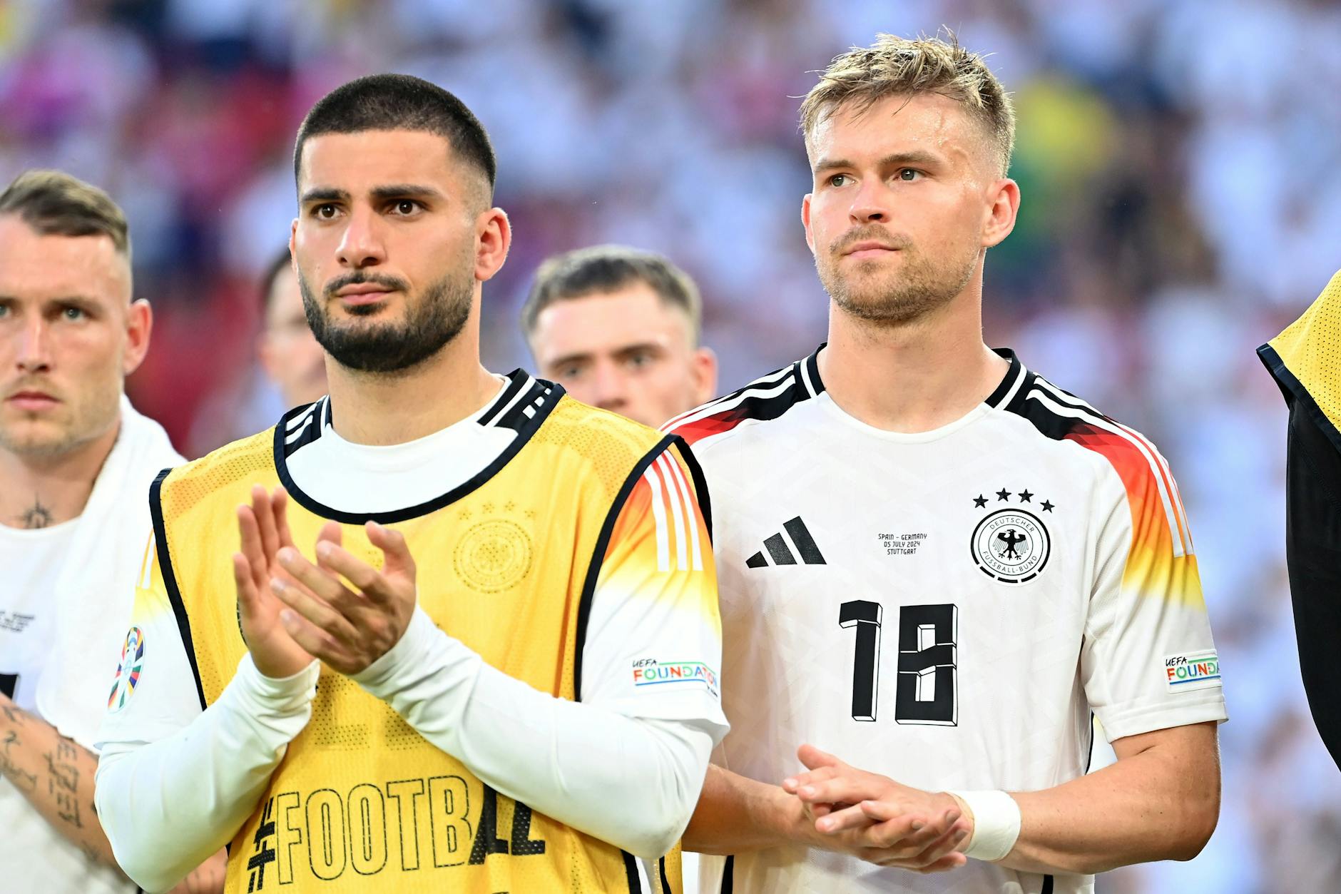 Hat gegen Spanien verloren, ist jetzt aber ins Kanzleramt eingeladen: die DFB-Elf.