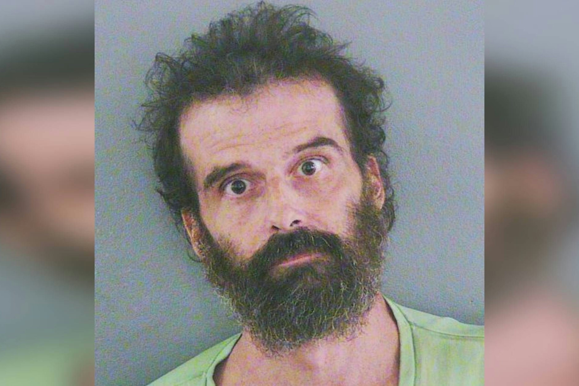 Michael Fleming bei seiner Verhaftung.