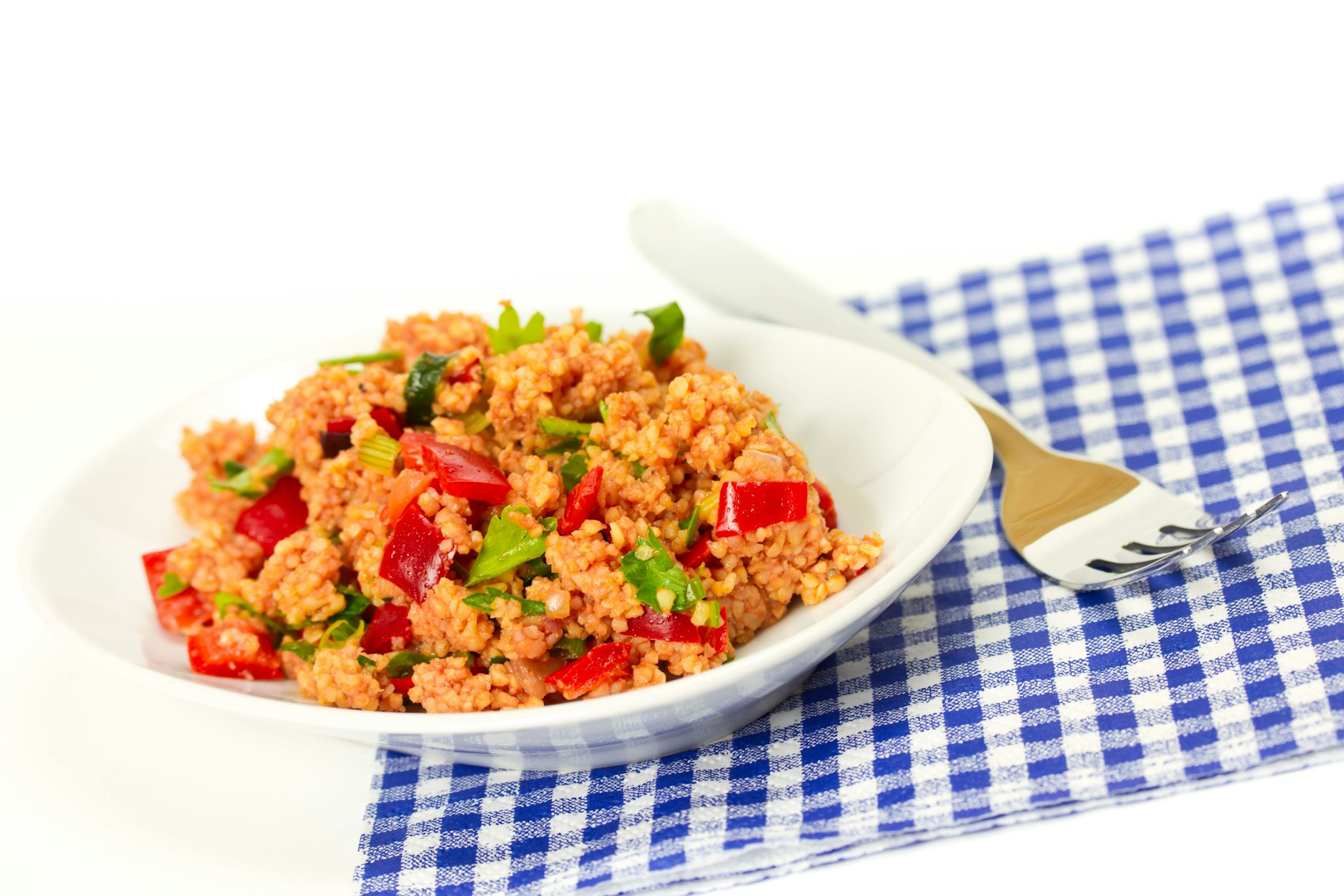 Das Rezept für Couscous-Salat ist leicht und lecker und perfekt geeignet zum Abnehmen.