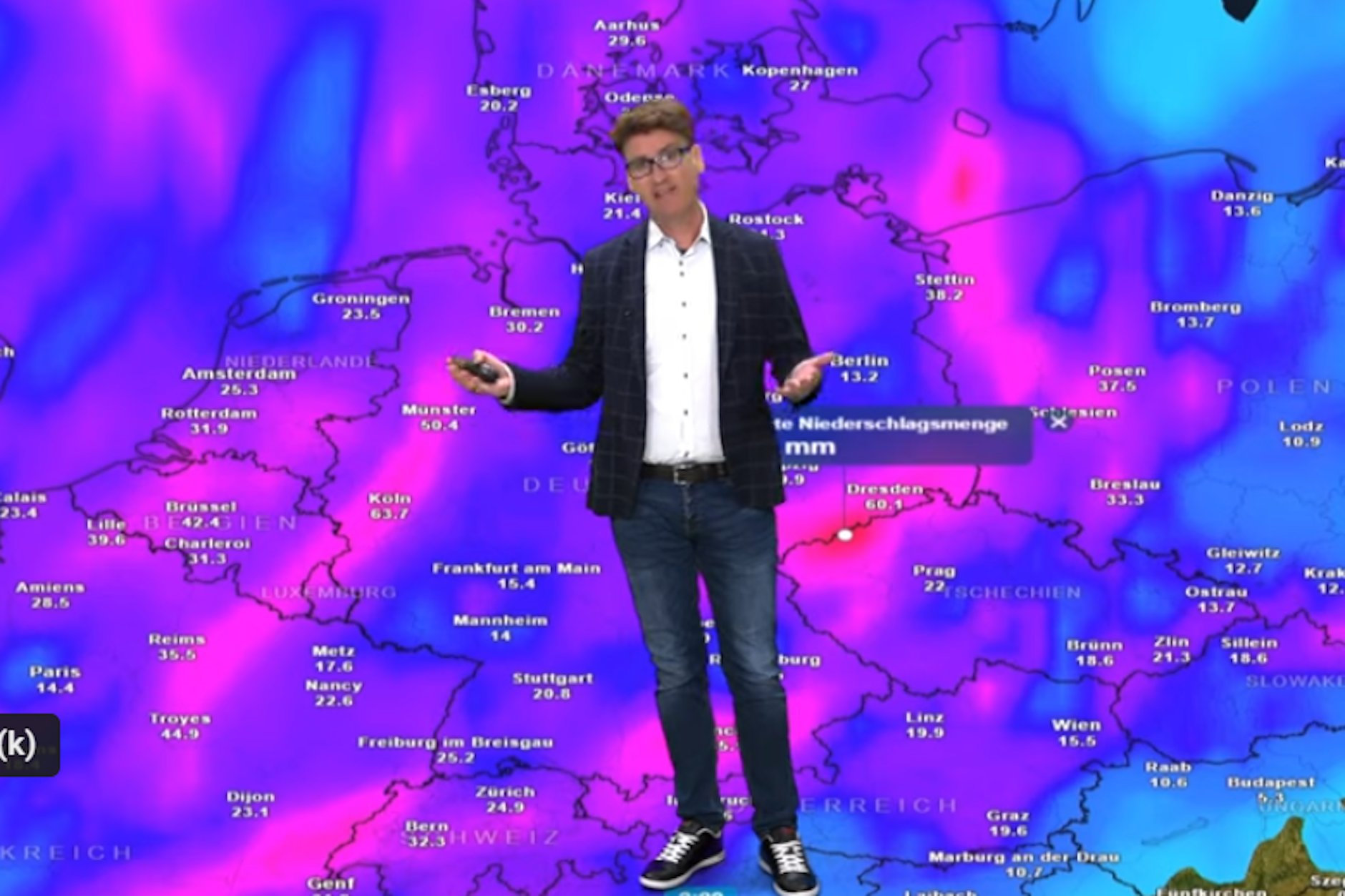 Laut Wetter-Experte Dominik Jung wird es am Mitte der Woche wieder richtig nass in weiten Teilen Deutschlands.