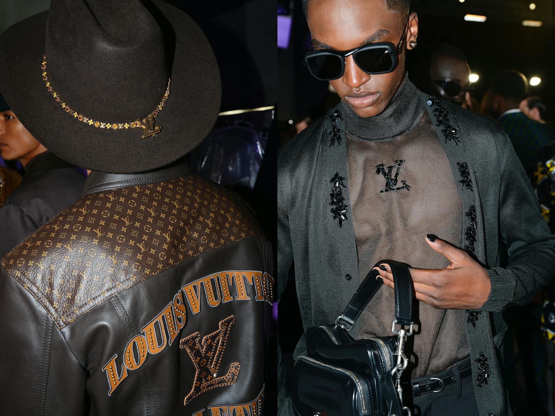 Savoir-faire und Detailreichtum in der SS25-Männerkollektion: Auch das Künstlerkollektiv Air Afrique hat Logos und Muster beigesteuert.