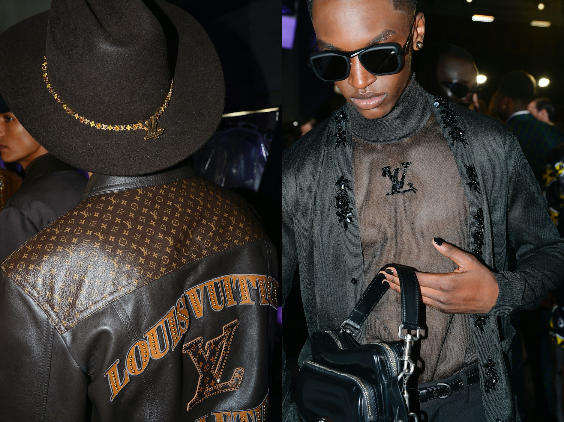 Savoir-faire und Detailreichtum in der SS25-Männerkollektion: Auch das Künstlerkollektiv Air Afrique hat Logos und Muster beigesteuert.