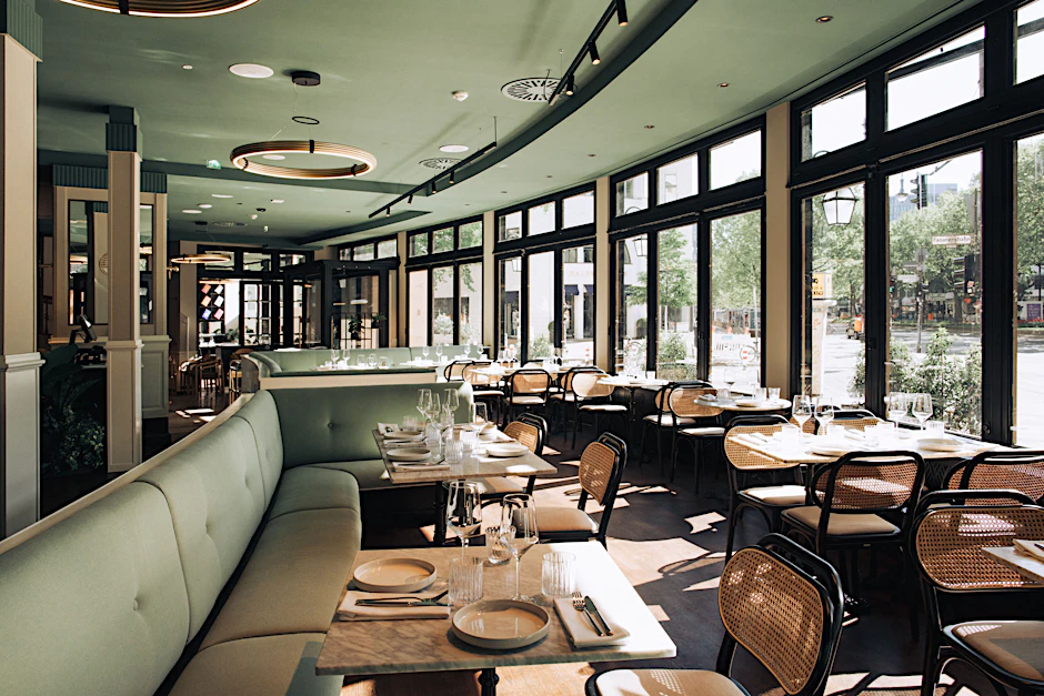 Sieht auf jeden Fall schon mal vielversprechend aus: Der Innenraum des Restaurants
