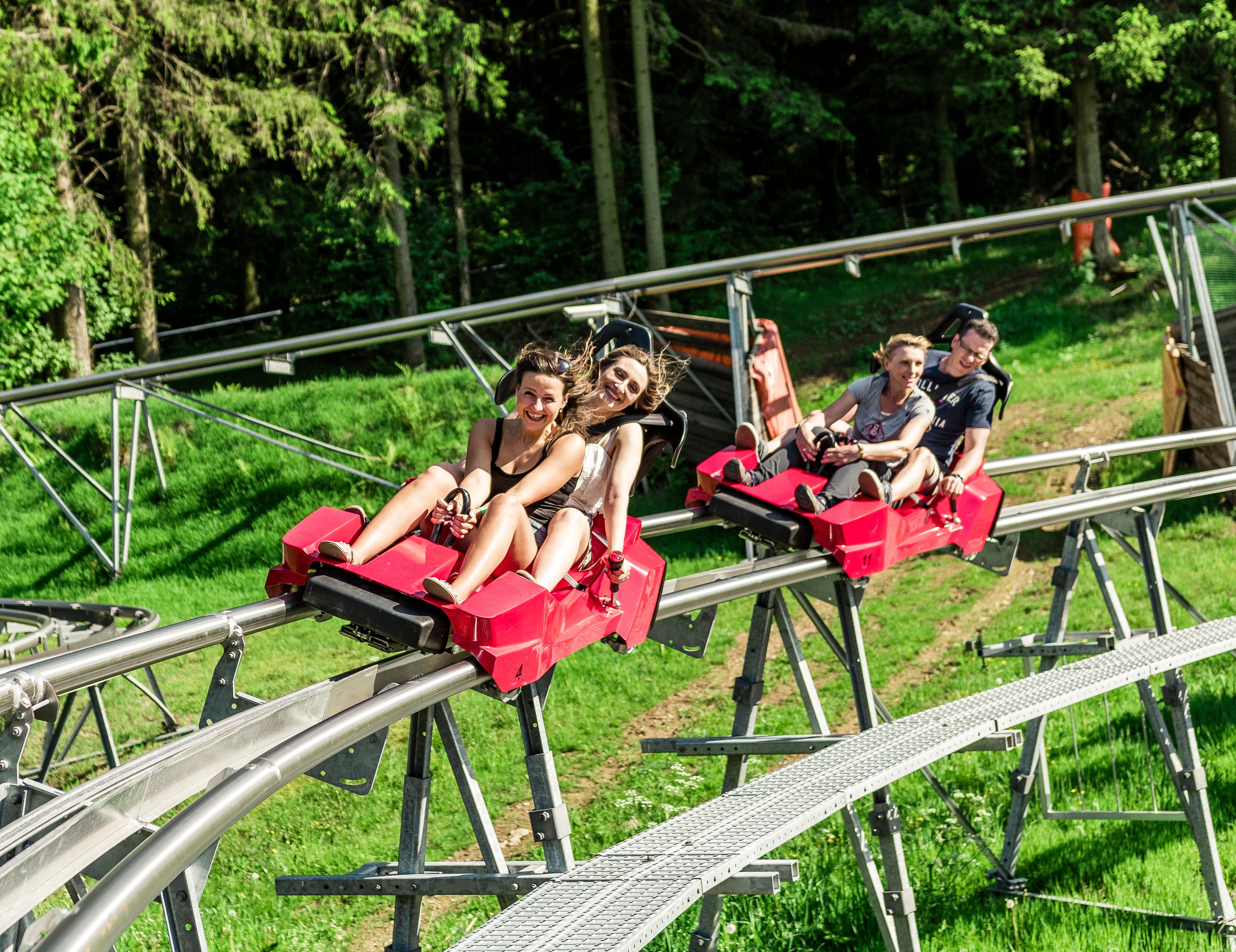 Berlins: Sommer-Rodelbahn in Gärten der Welt in Marzahn wieder geöffnet