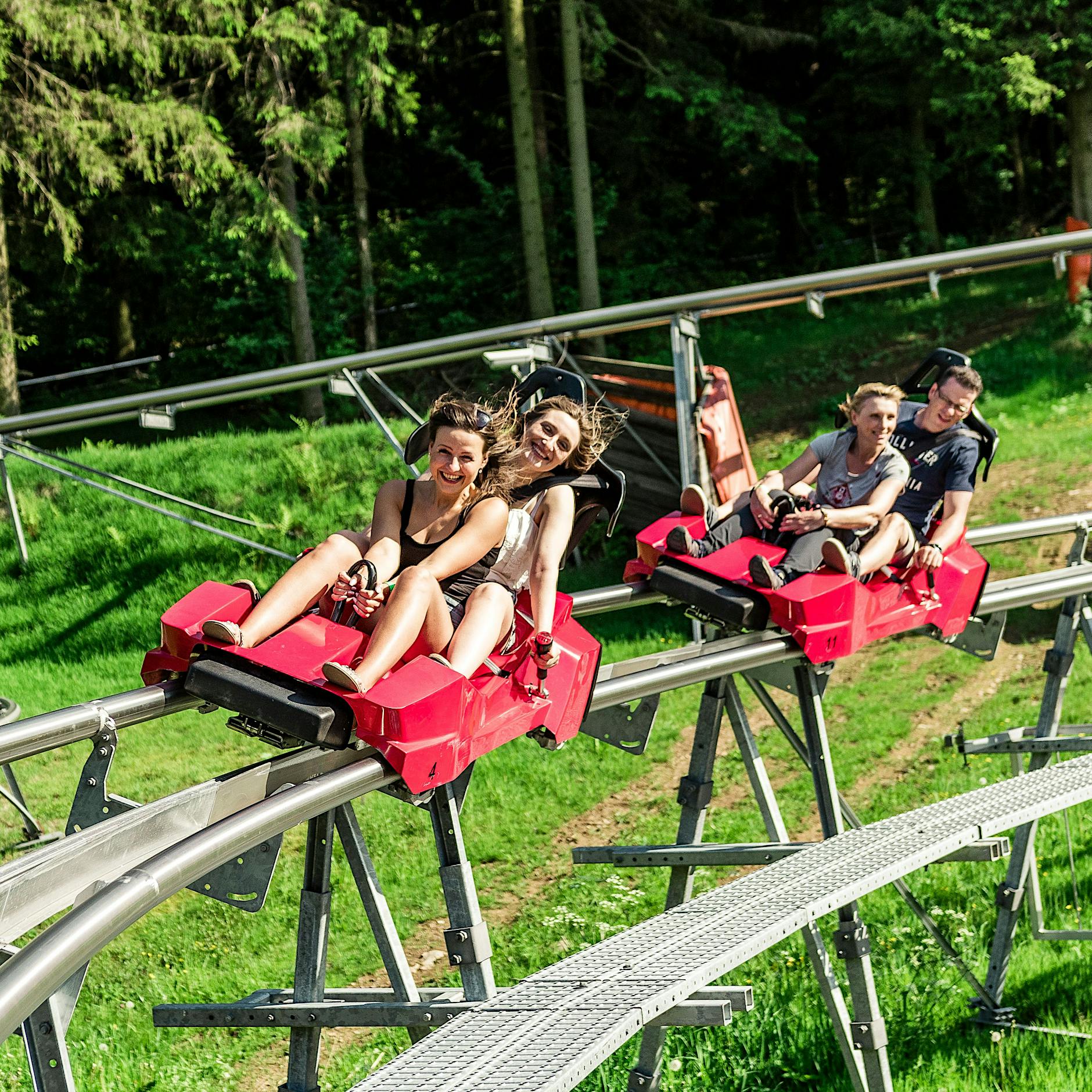 Berlins: Sommer-Rodelbahn in Gärten der Welt in Marzahn wieder geöffnet