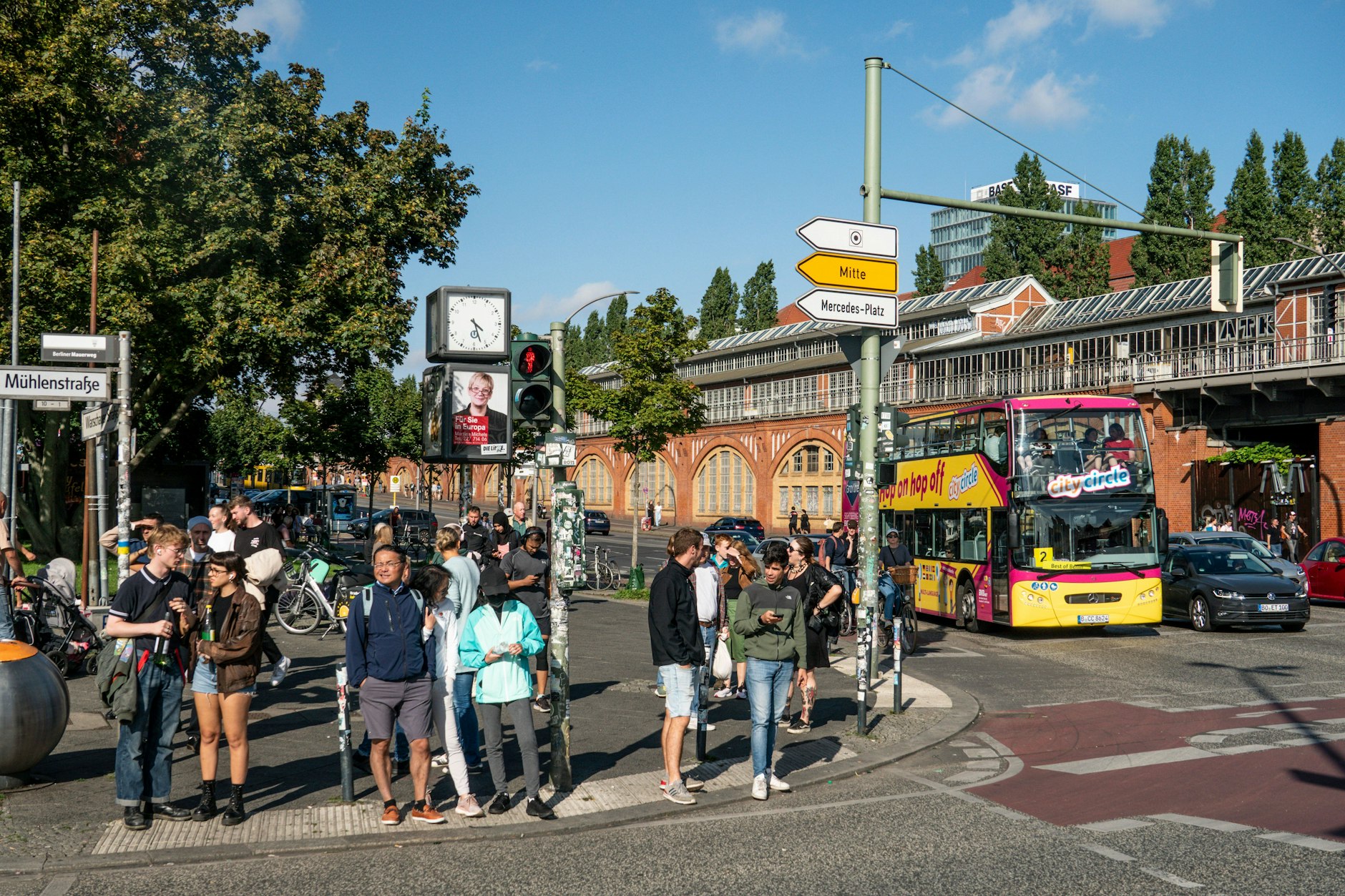 Der Berliner Bezirk Friedrichshain-Kreuzberg ist bei internationalen Touristen besonders beliebt.