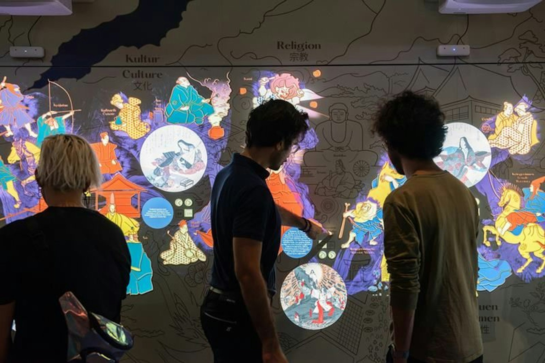 Eine interaktive Karte, um sich spielerisch den Inhalten zu nähern.