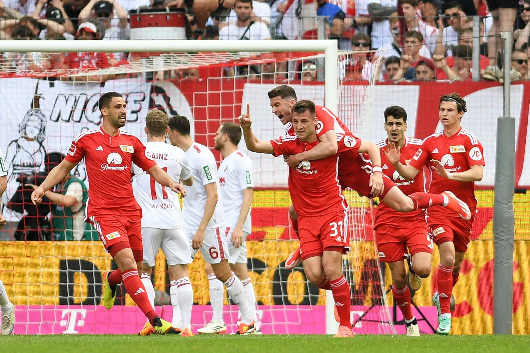 Sein elftes und vorerst letztes Tor erzielte Robin Knoche (M., 32) für den 1. FC Union am 33. Spieltag in Köln. Jetzt ist der Verteidiger vereinslos. 