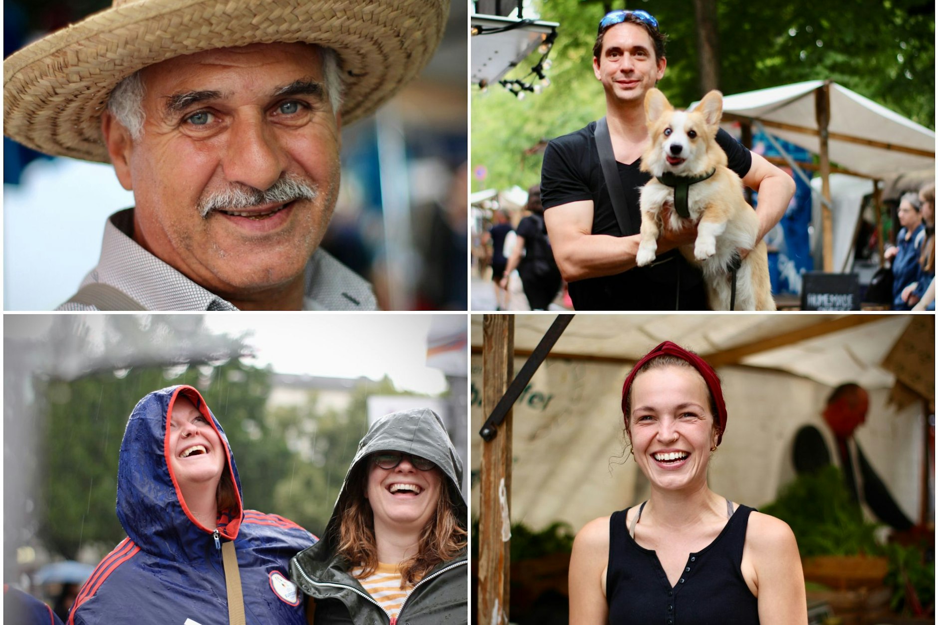 Der KURIER rechnete mit schlechter Laune, Unzufriedenheit und Genörgel, als wir uns unter die Menschen am Maybachufer mischten, um die Meinungen zum Berliner Sommerwetter einzuholen. Stattdessen hörten wir amüsante „Regen ist flüssiger Sonnenschein“-Zitate.