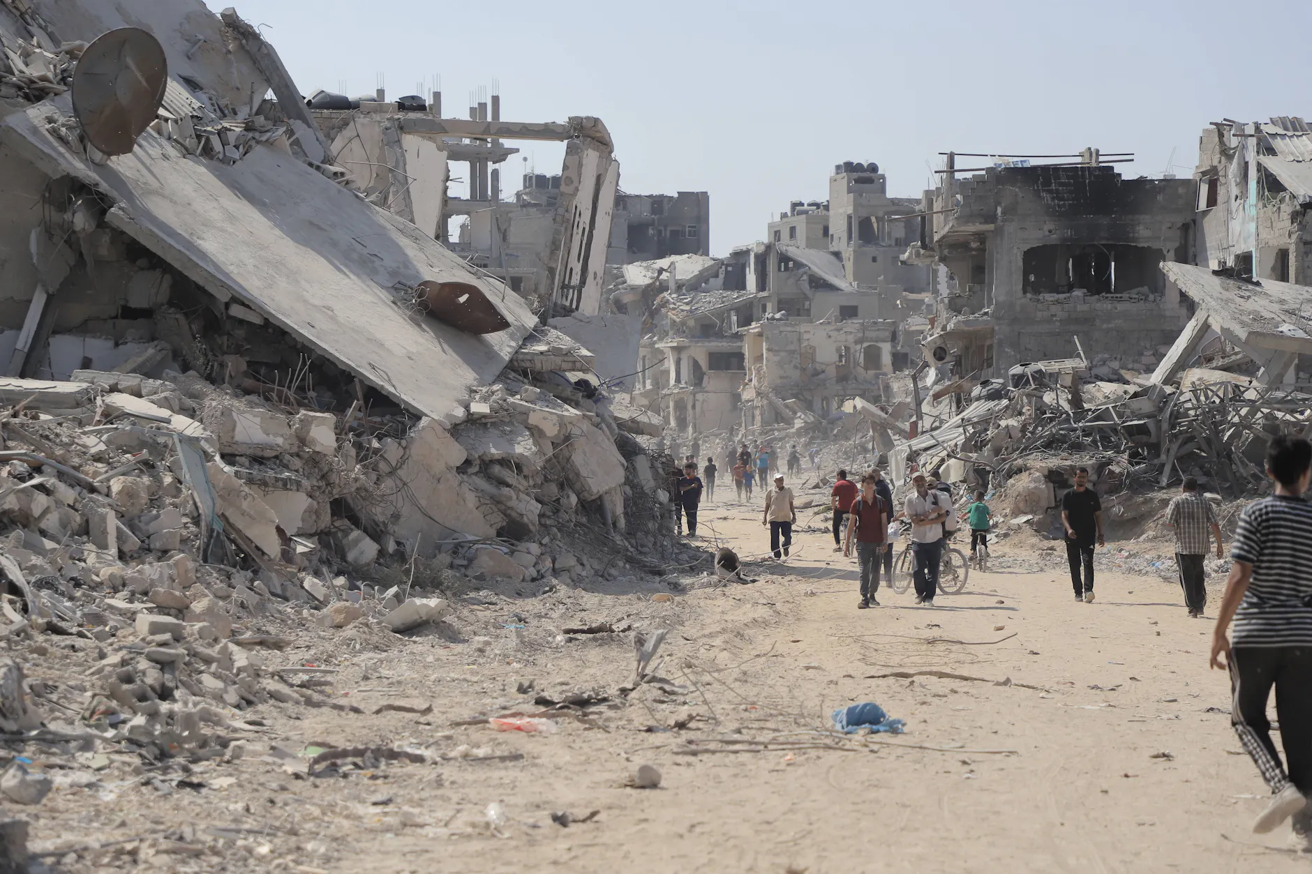 Zerstörung in Gaza – ein Frieden ist nicht in Sicht.