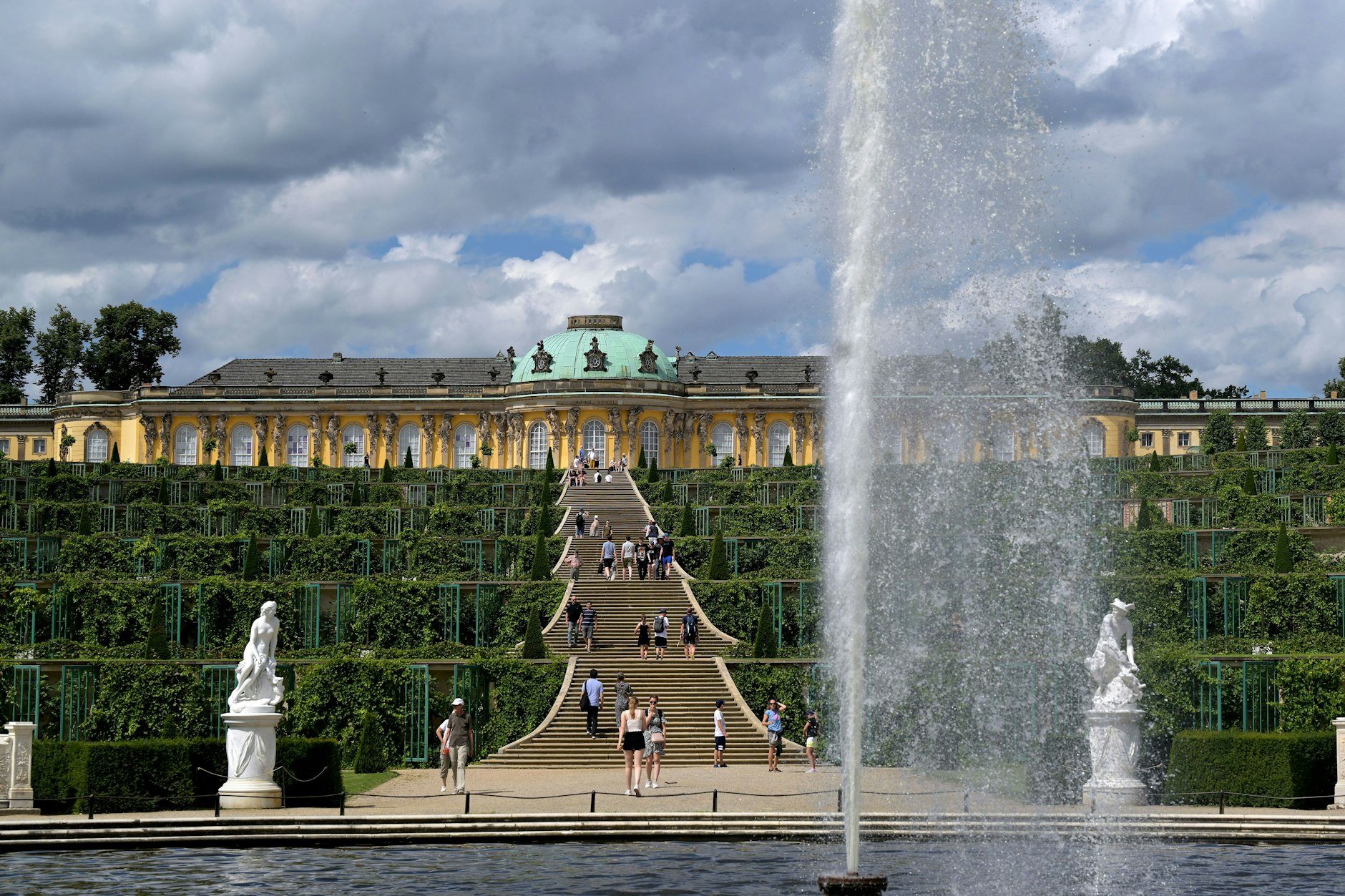 Park vor Schloss Sanssouci: Brandenburg hat einen neuen Werbeslogan.