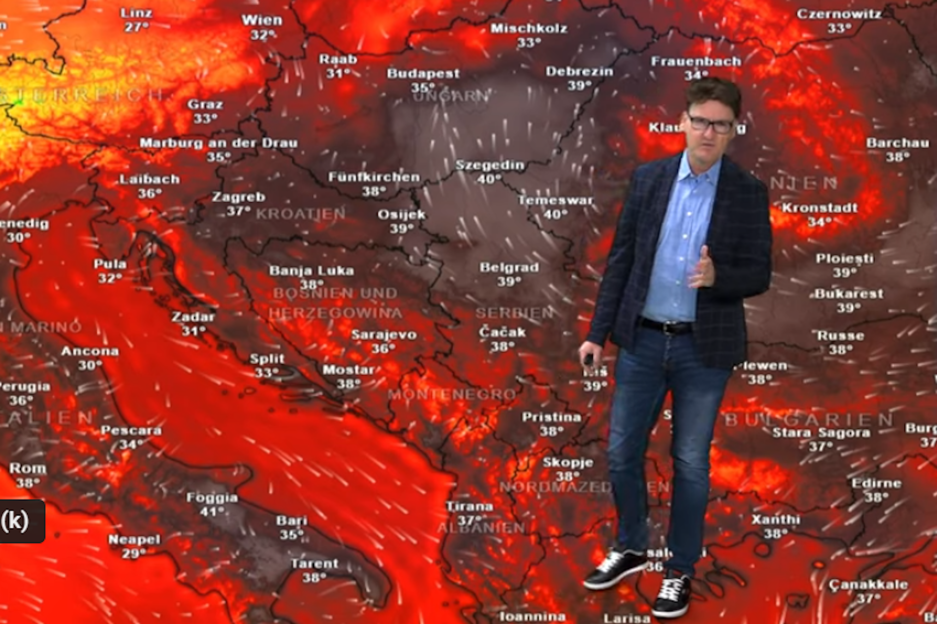 Über Südost-Europa liegt eine Hitze-Kuppel. Wann kommt sie zu uns? Wetter-Mann Dominik Jung klärt auf.