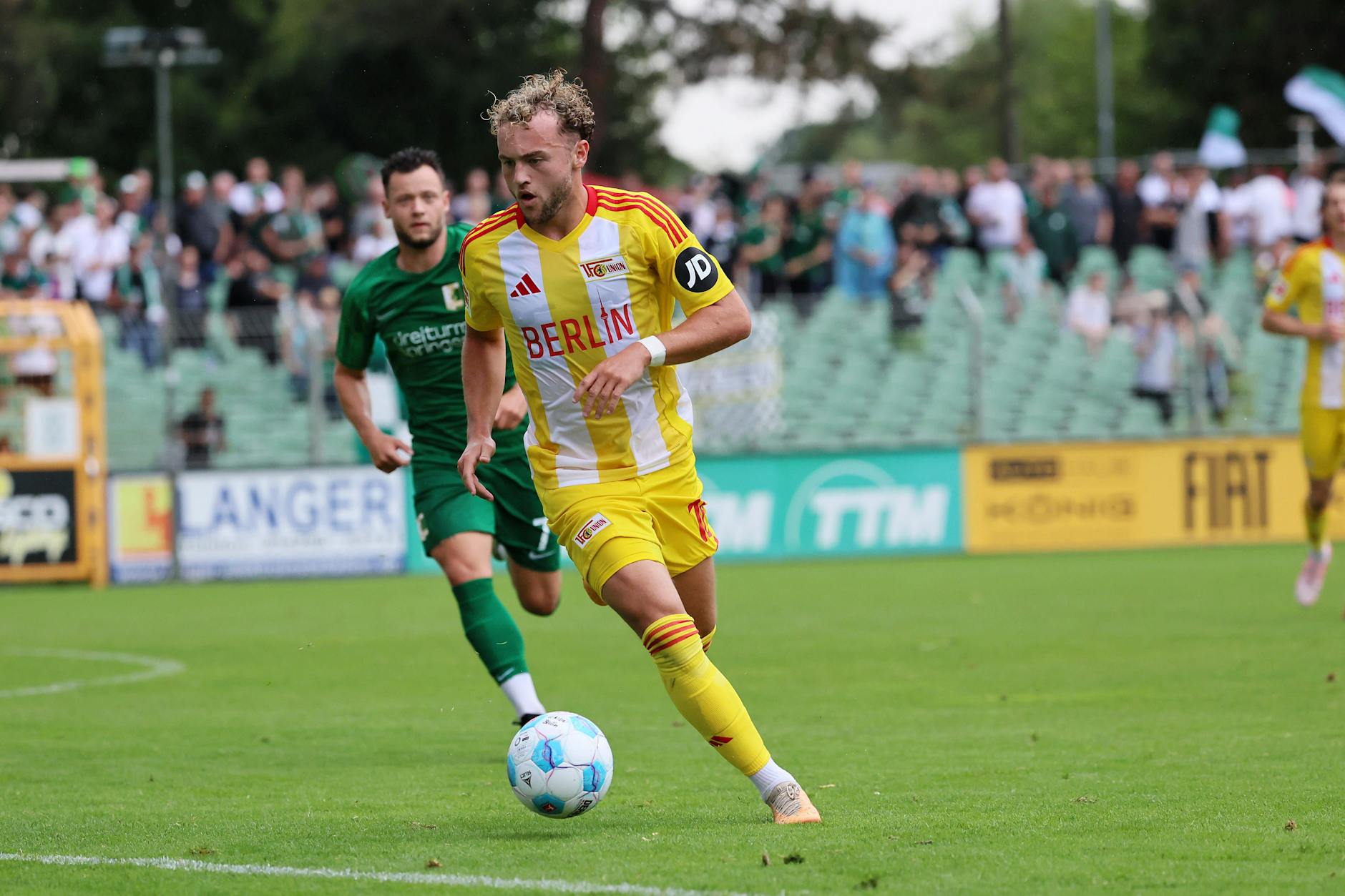 Benedict Hollerbach (23) traf beim Test bei Chemie Leipzig und gilt vor seiner zweiten Saison beim 1. FC Union als Hoffnungsträger. 