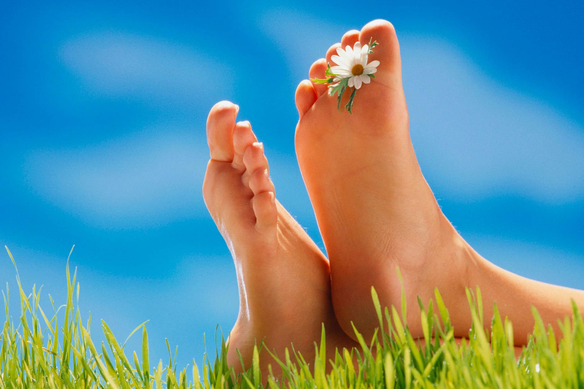 Auch Füße sind dankbar, mal an die frische Luft zu kommen.