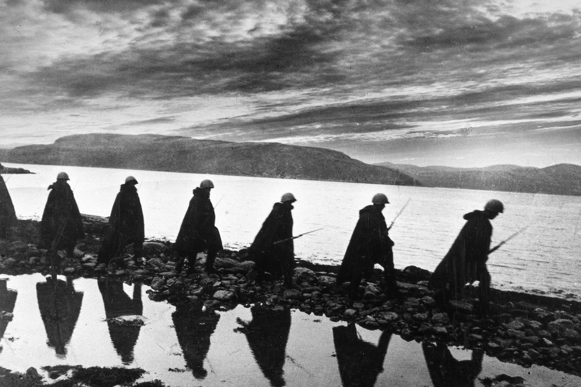 Sowjetische Soldaten in Murmansk, Juni 1941