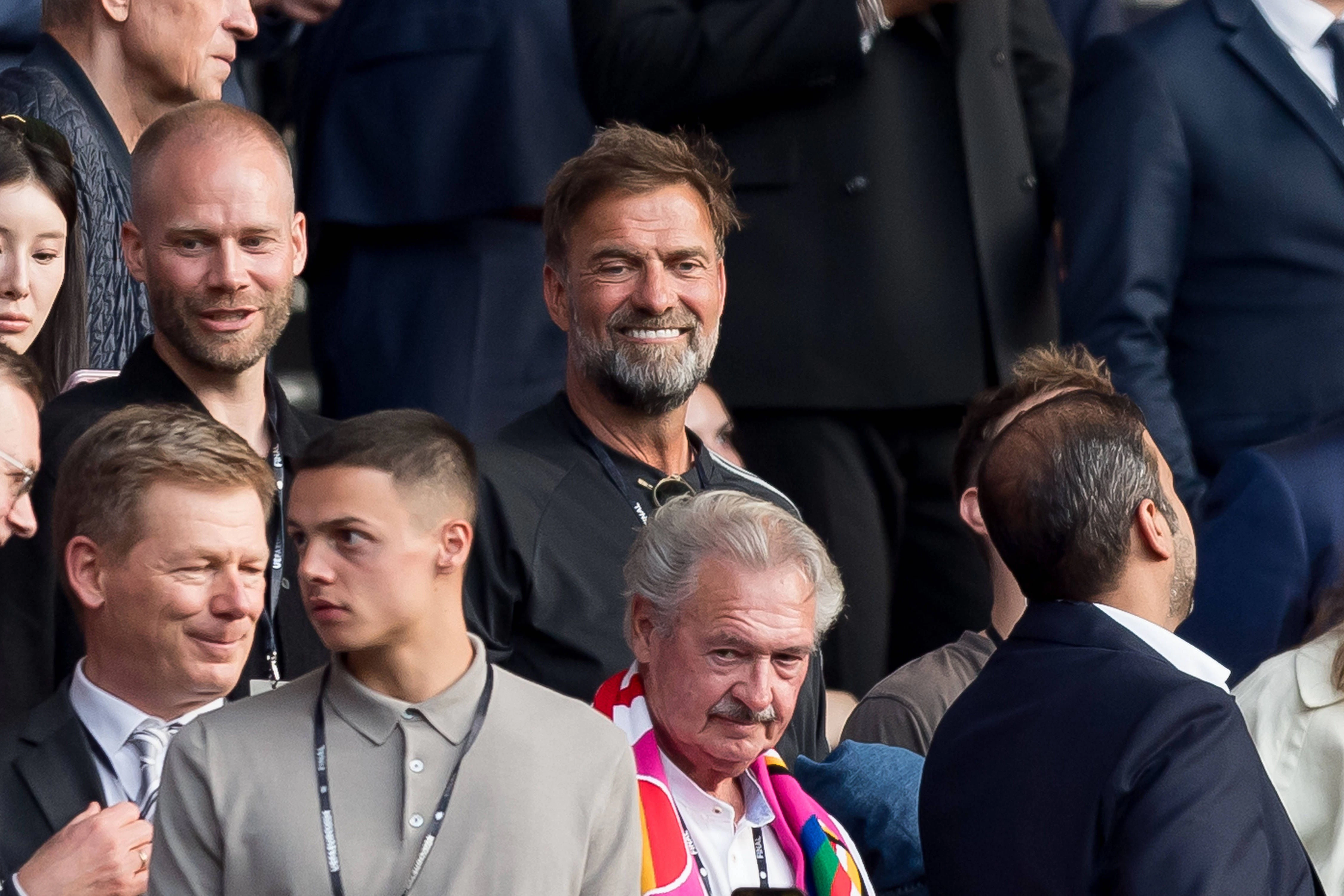Als Zuschauer beim EM-Finale im Berliner Olympiastadion: Jürgen Klopp