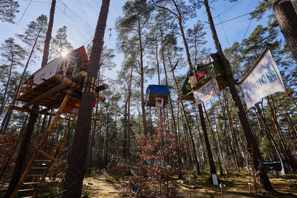 Neuer Krawall um Tesla! Protestcamp gegen Bomben-Aktion im Wald